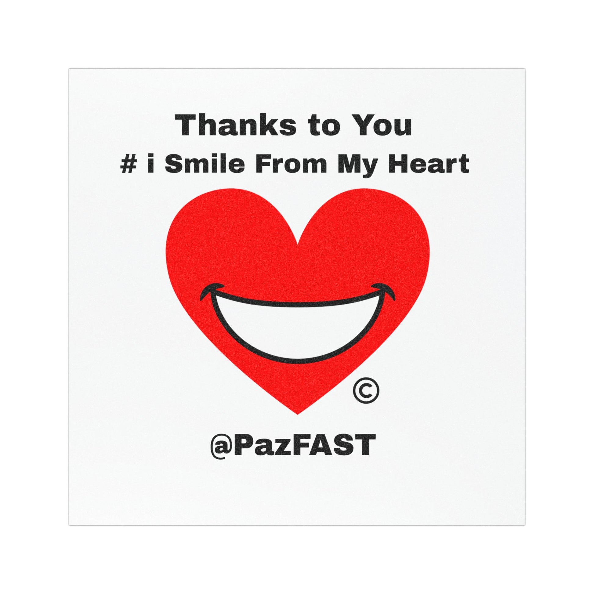 Car Magnets | Extend Total *Kindness with "Paz FAST, The Love Solution" - The Love Solution