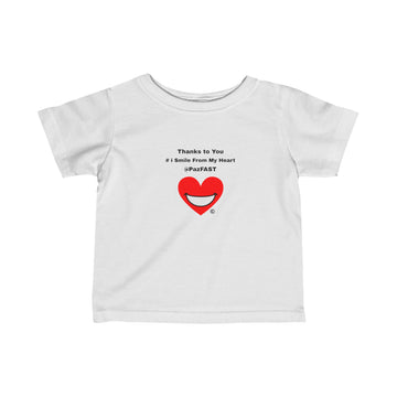 Infant Fine Jersey Tee | Extend Total *Kindness with "Paz FAST, The Love Solution" - The Love Solution