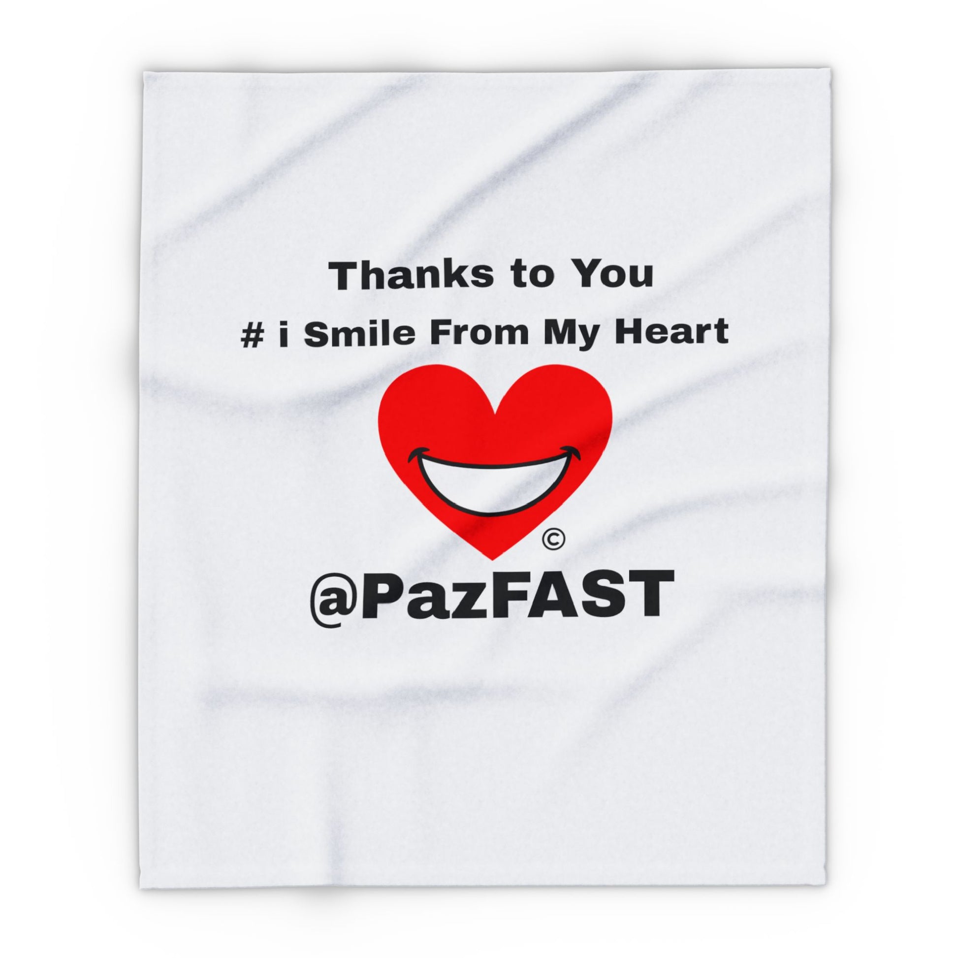 Arctic 100% Polyester Fleece Blanket | Extend Total *Kindness with "Paz FAST, The Love Solution" - The Love Solution