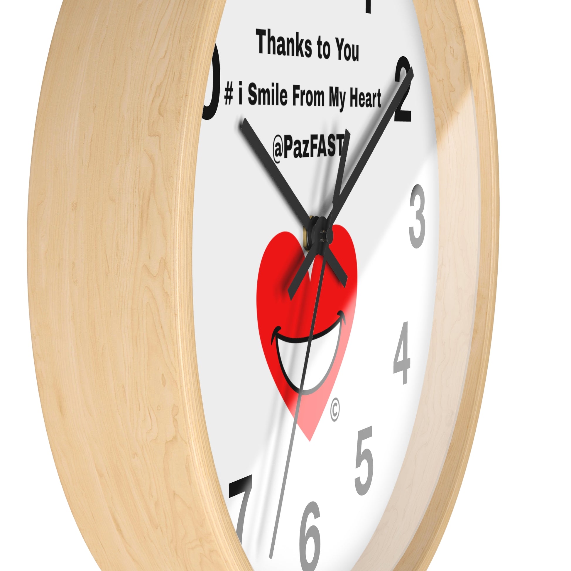 Wall Clock | Extend Total *Kindness with "Paz FAST, The Love Solution" - The Love Solution