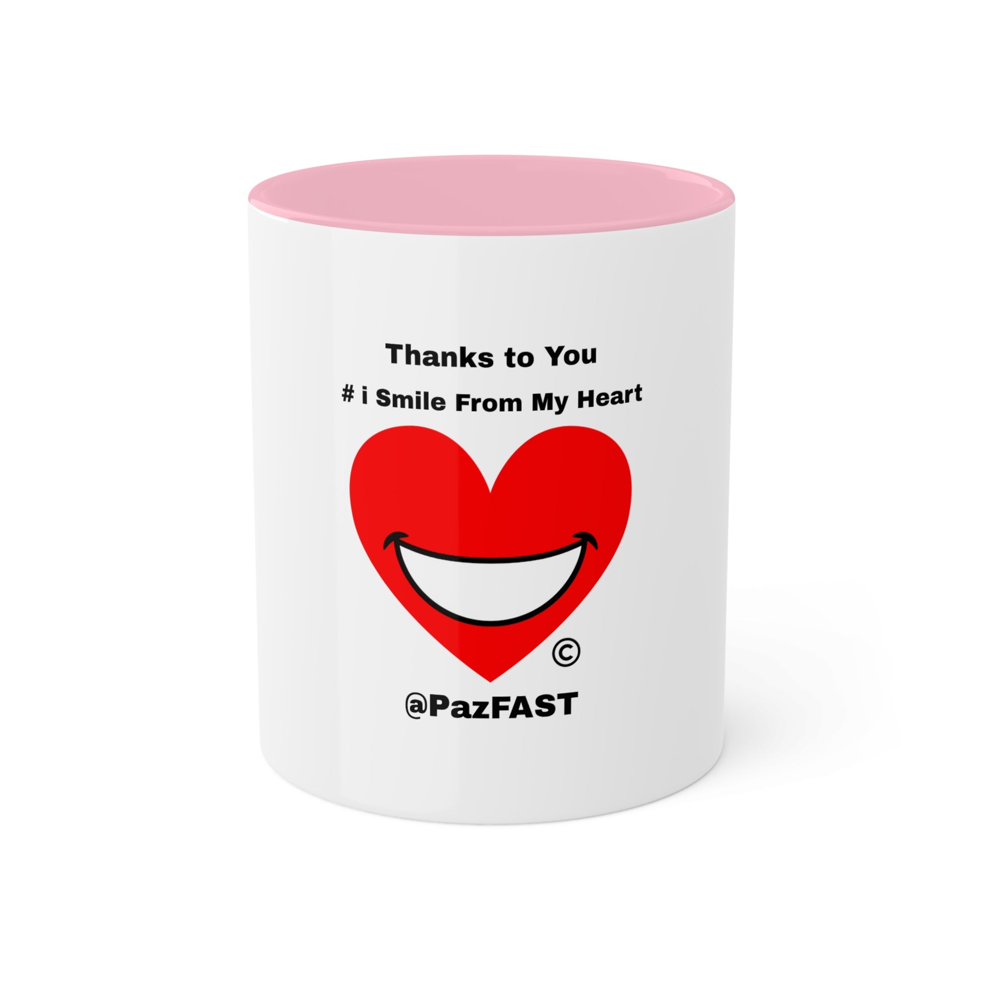 Colorful Mugs, 11oz | Extend Total *Kindness with "Paz FAST, The Love Solution" - The Love Solution