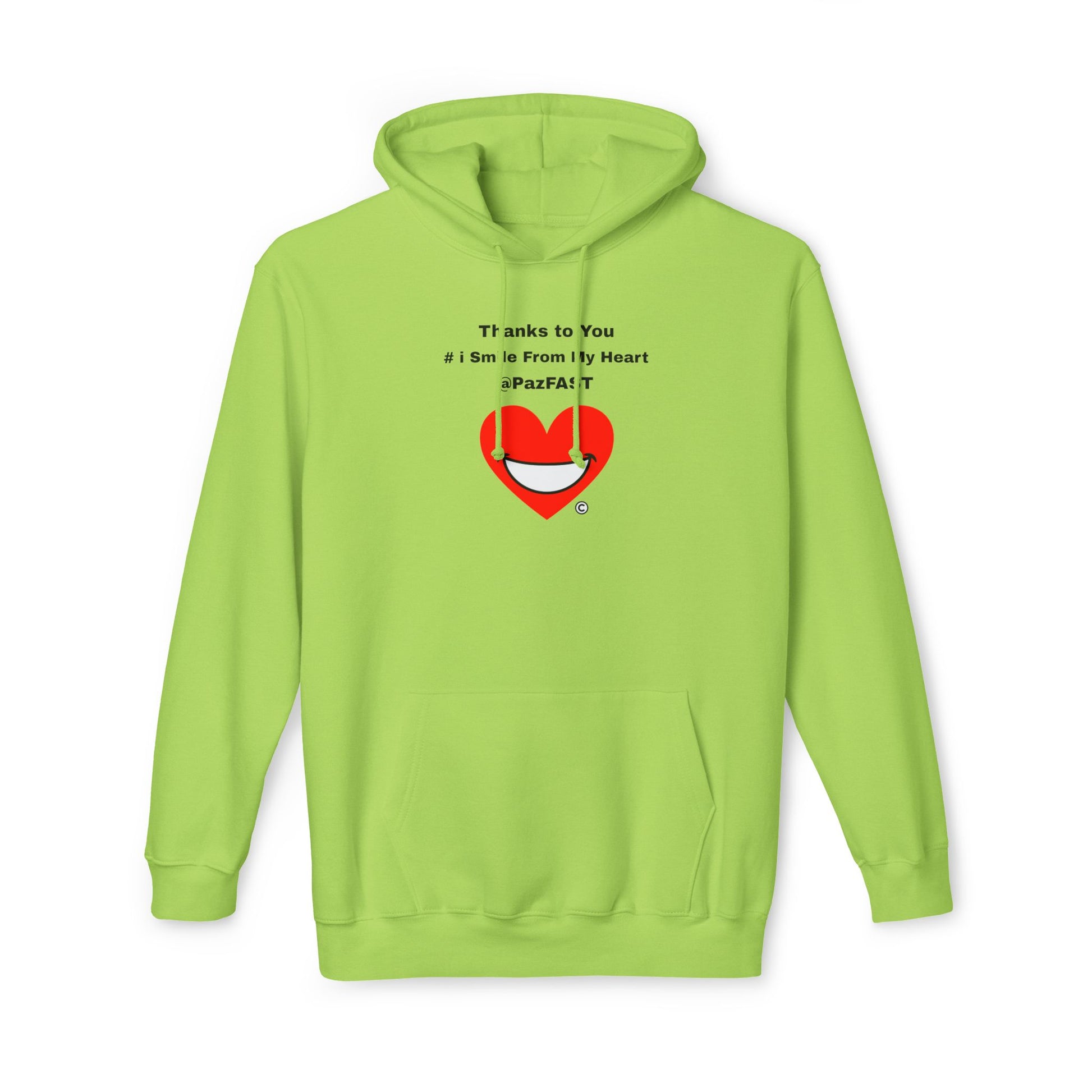 Unisex Hooded Sweatshirt, Made in US | Extend Total *Kindness with "Paz FAST, The Love Solution" - The Love Solution