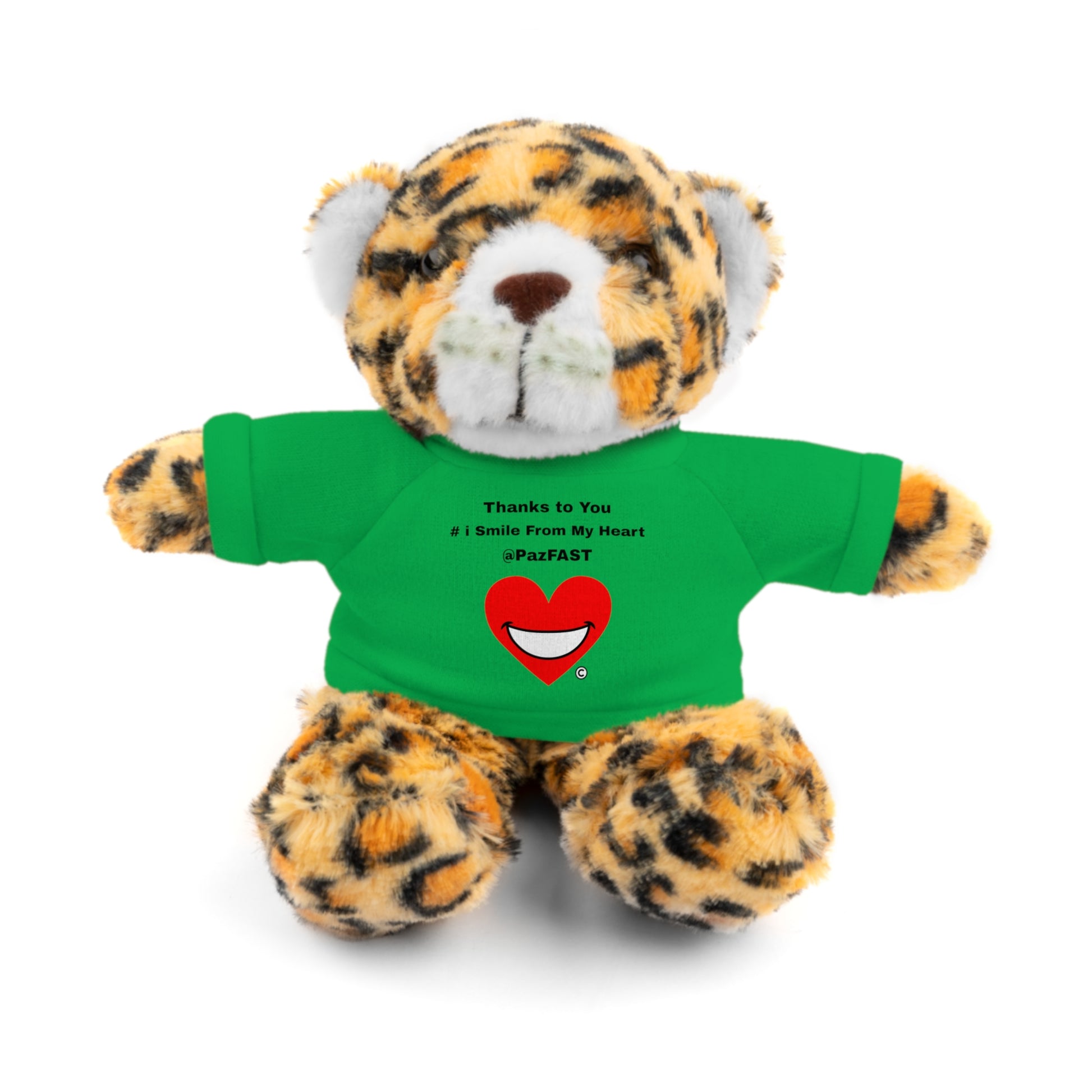 Stuffed Animals with Tee | Extend Total *Kindness with "Paz FAST, The Love Solution" - The Love Solution