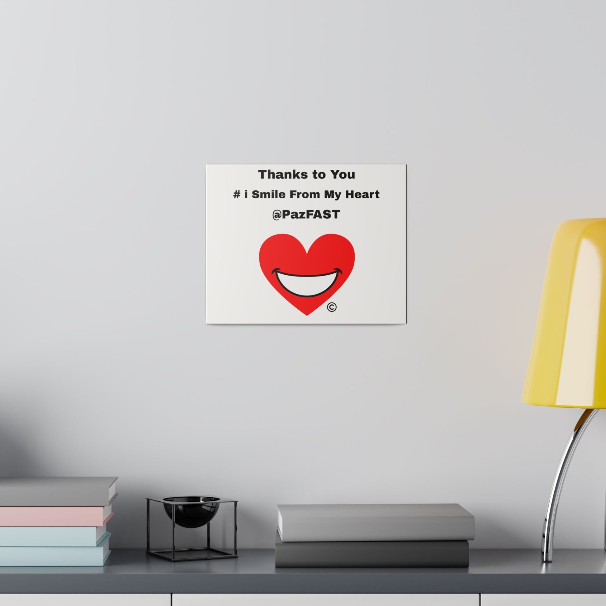 Matte Canvas, Stretched, 0.75" | Extend Total *Kindness with "Paz FAST, The Love Solution" - The Love Solution