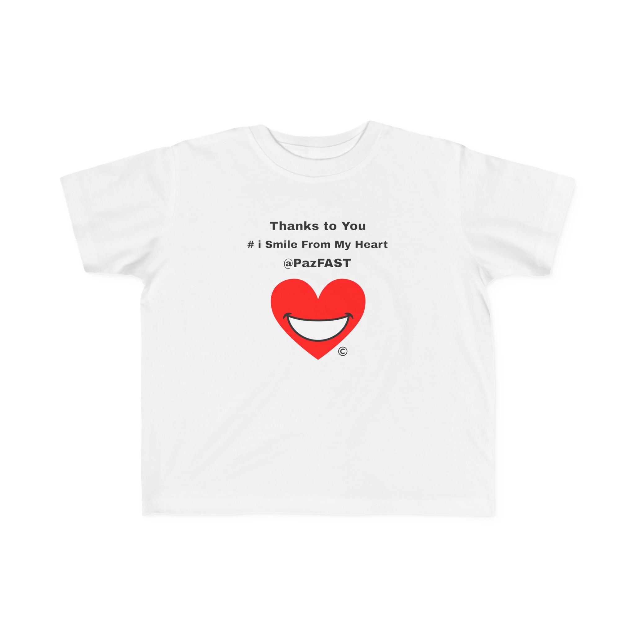 Toddler's Fine Jersey Tee | Extend Total *Kindness with "Paz FAST, The Love Solution" - The Love Solution