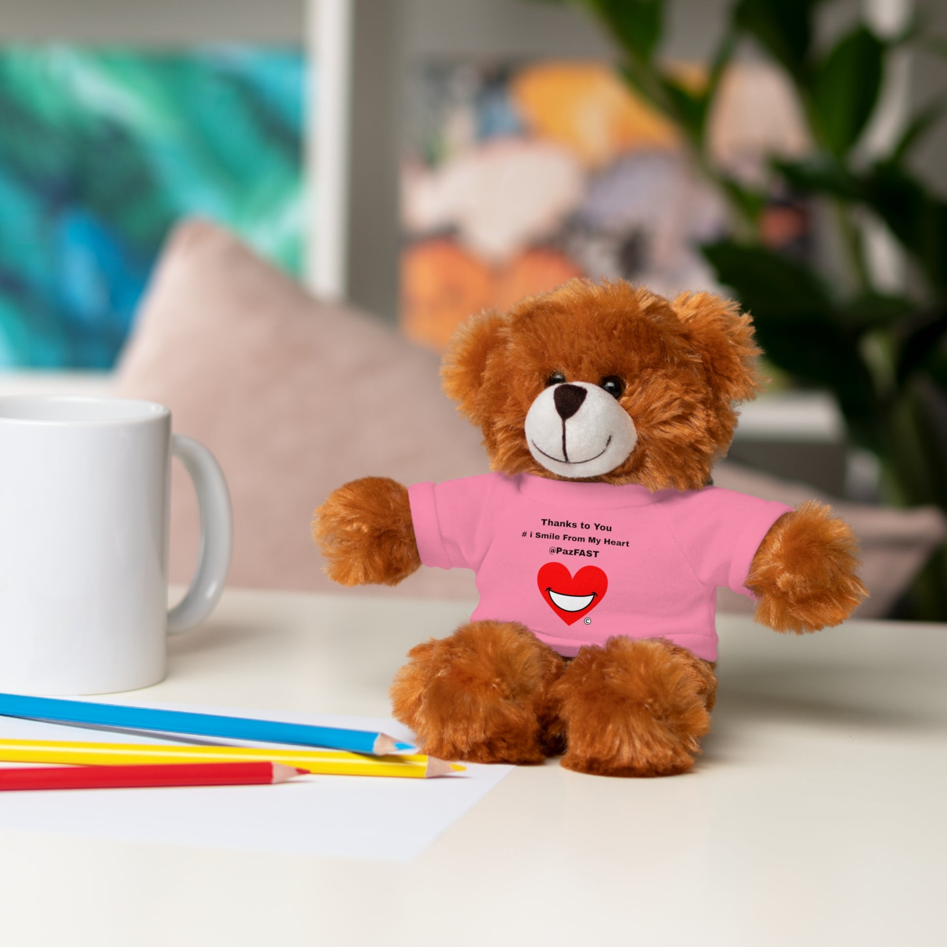 Stuffed Animals with Tee | Extend Total *Kindness with "Paz FAST, The Love Solution" - The Love Solution