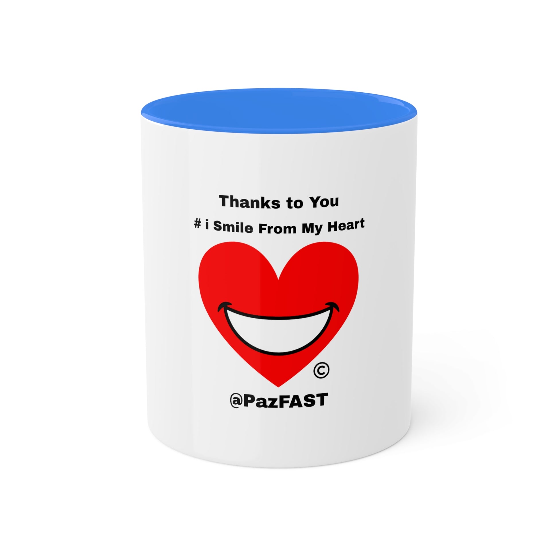 Colorful Mugs, 11oz | Extend Total *Kindness with "Paz FAST, The Love Solution" - The Love Solution