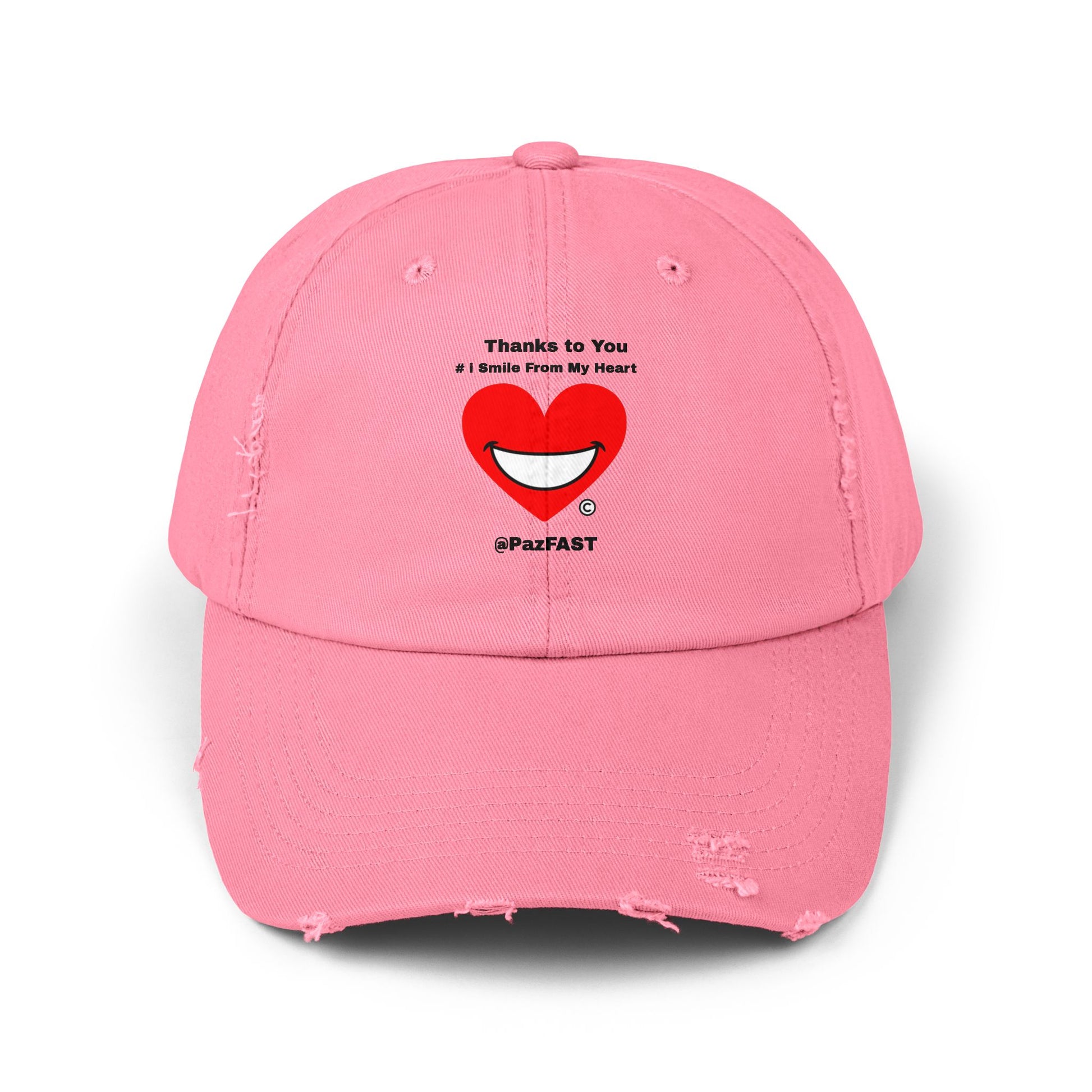 Unisex Distressed Cap | Extend Total *Kindness with "Paz FAST, The Love Solution" - The Love Solution