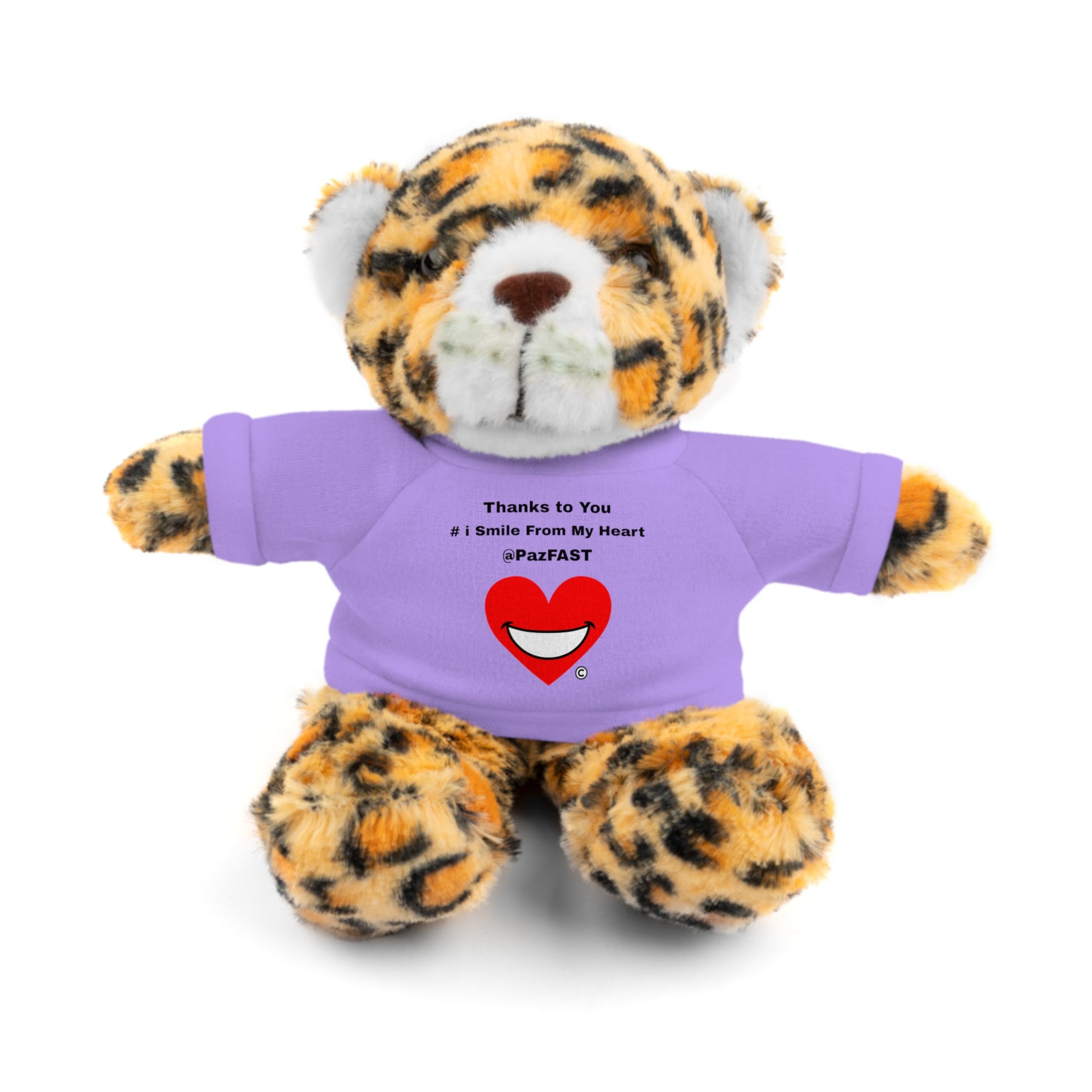 Stuffed Animals with Tee | Extend Total *Kindness with "Paz FAST, The Love Solution" - The Love Solution