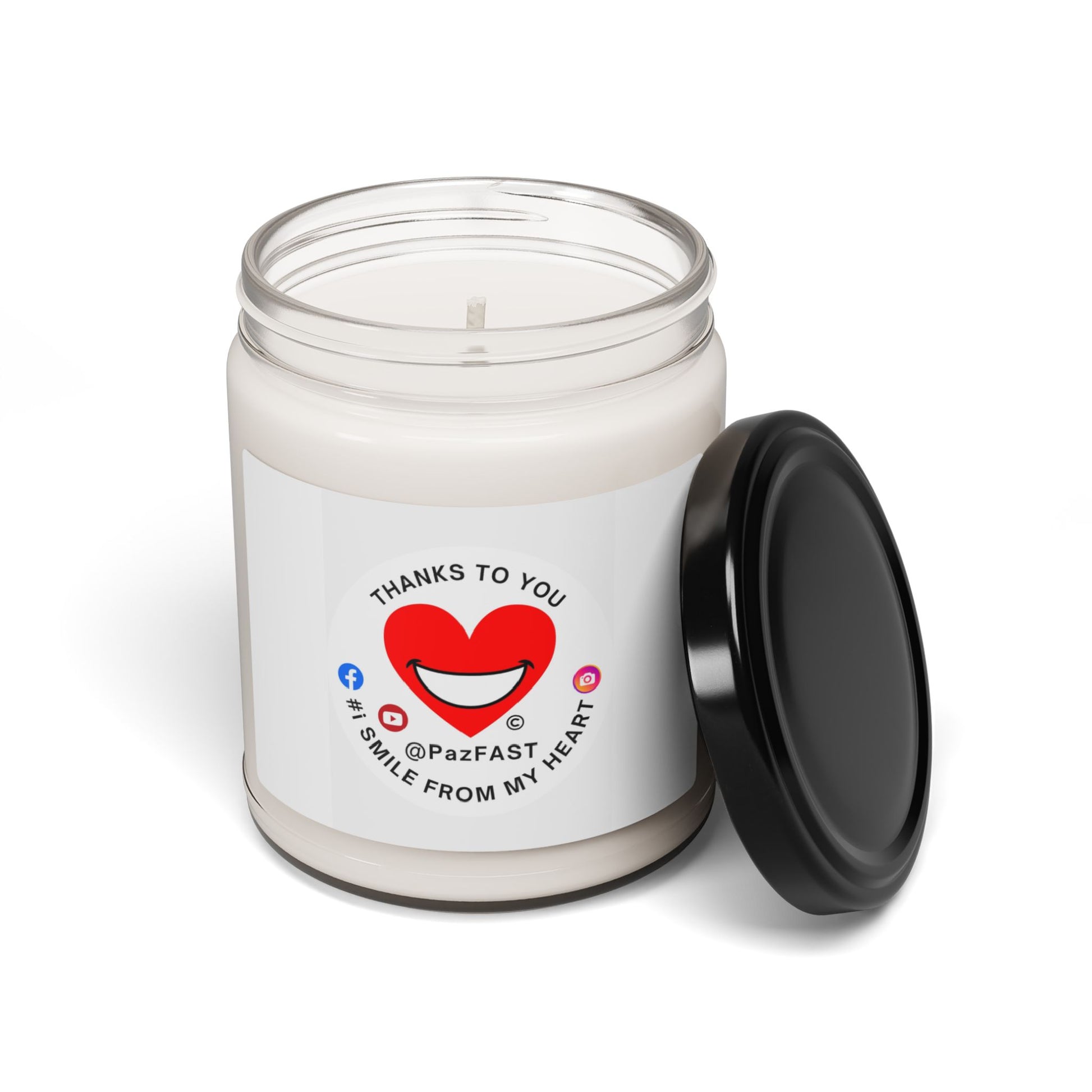 Scented Soy Candle, 9oz | Extend Total *Kindness with "Paz FAST, The Love Solution" - The Love Solution