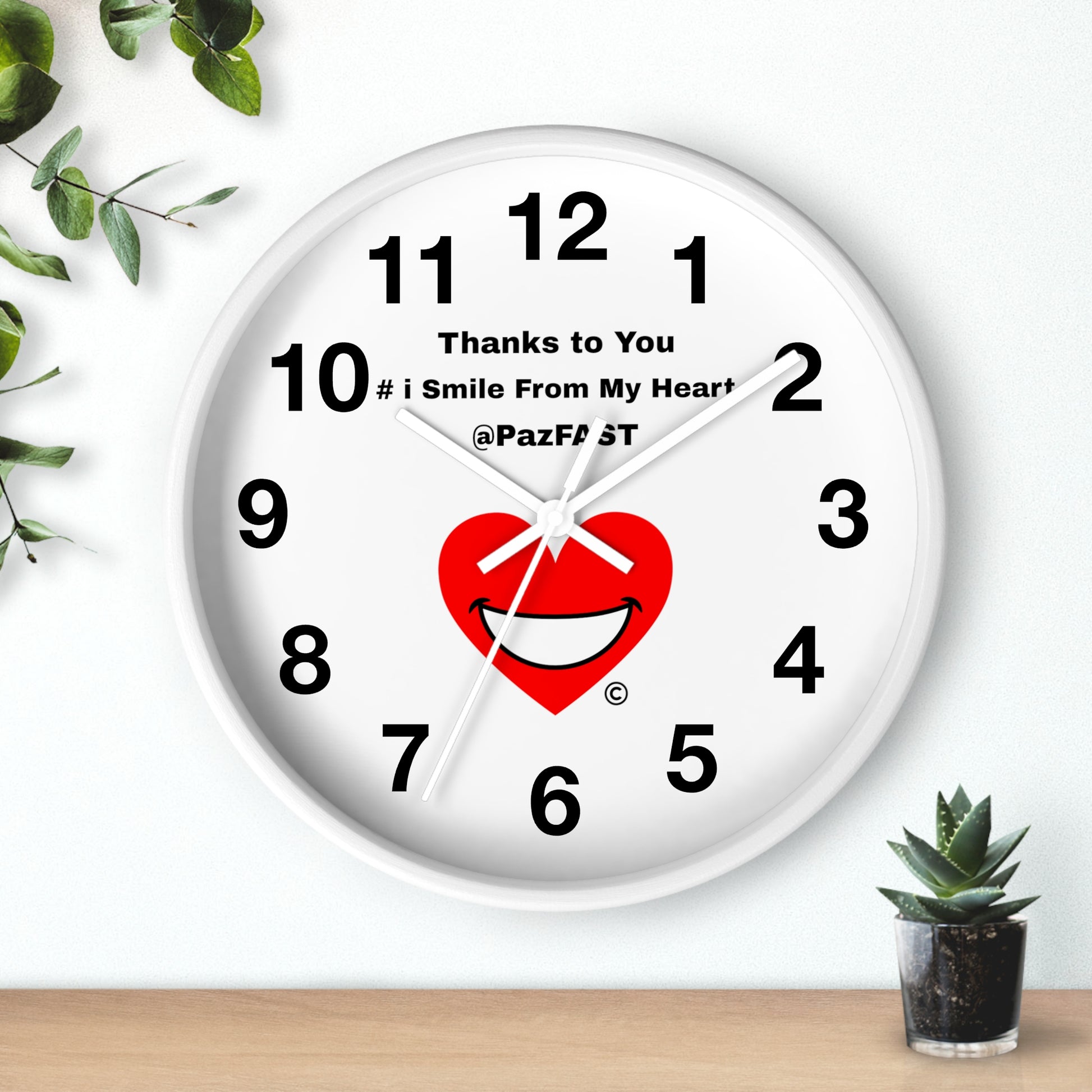 Wall Clock | Extend Total *Kindness with "Paz FAST, The Love Solution" - The Love Solution