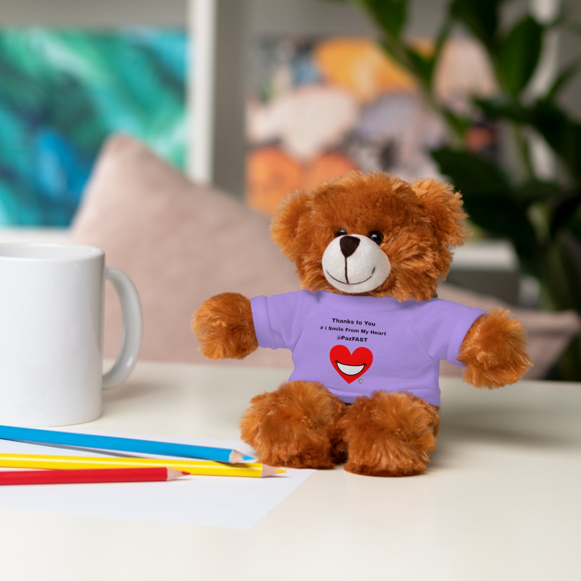 Stuffed Animals with Tee | Extend Total *Kindness with "Paz FAST, The Love Solution" - The Love Solution