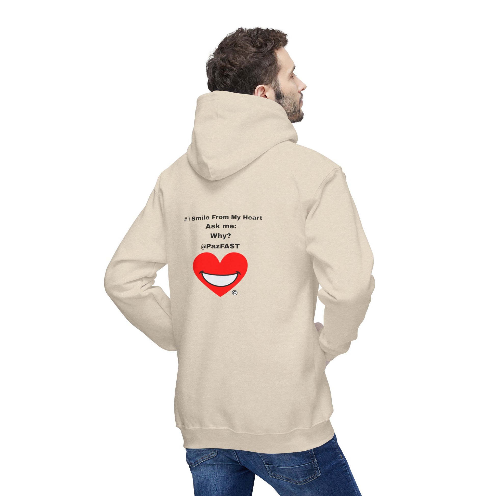 Unisex Hooded Sweatshirt, Made in US | Extend Total *Kindness with "Paz FAST, The Love Solution" - The Love Solution