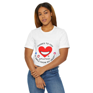 Unisex Jersey T-Shirt | Extend Total *Kindness with "Paz FAST, The Love Solution" - The Love Solution