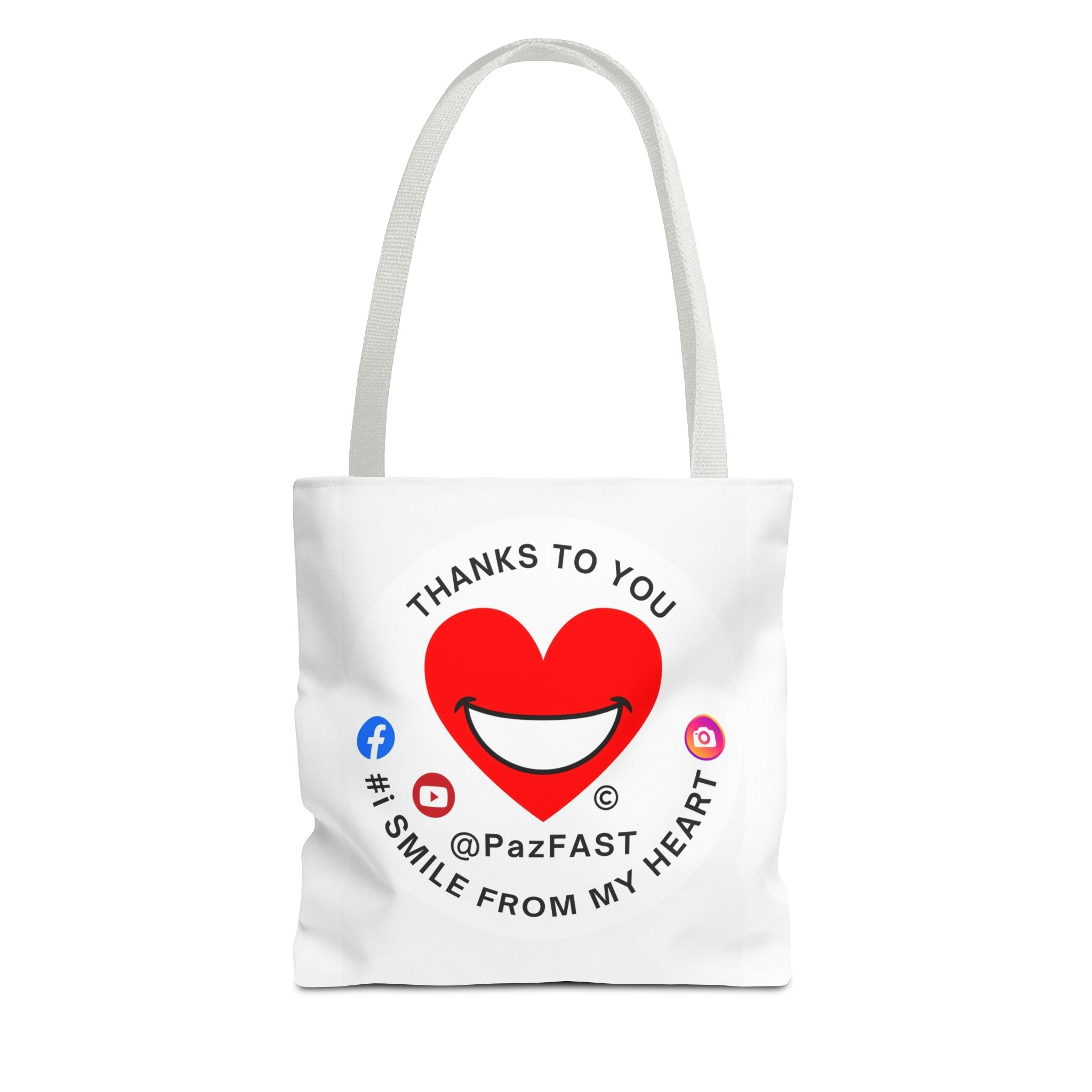 Tote Bag (AOP) | Extend Total *Kindness with "Paz FAST, The Love Solution" - The Love Solution