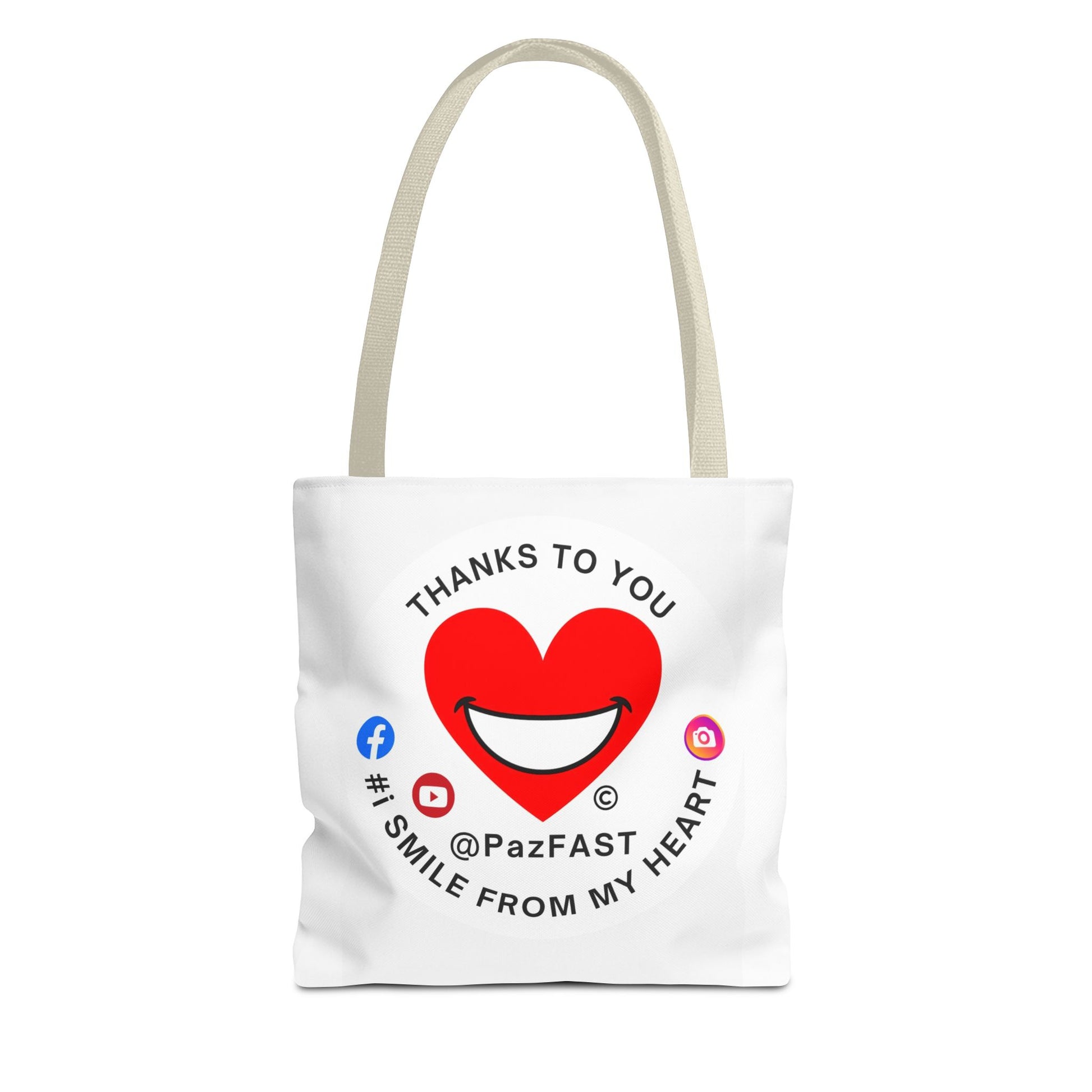 Tote Bag (AOP) | Extend Total *Kindness with "Paz FAST, The Love Solution" - The Love Solution