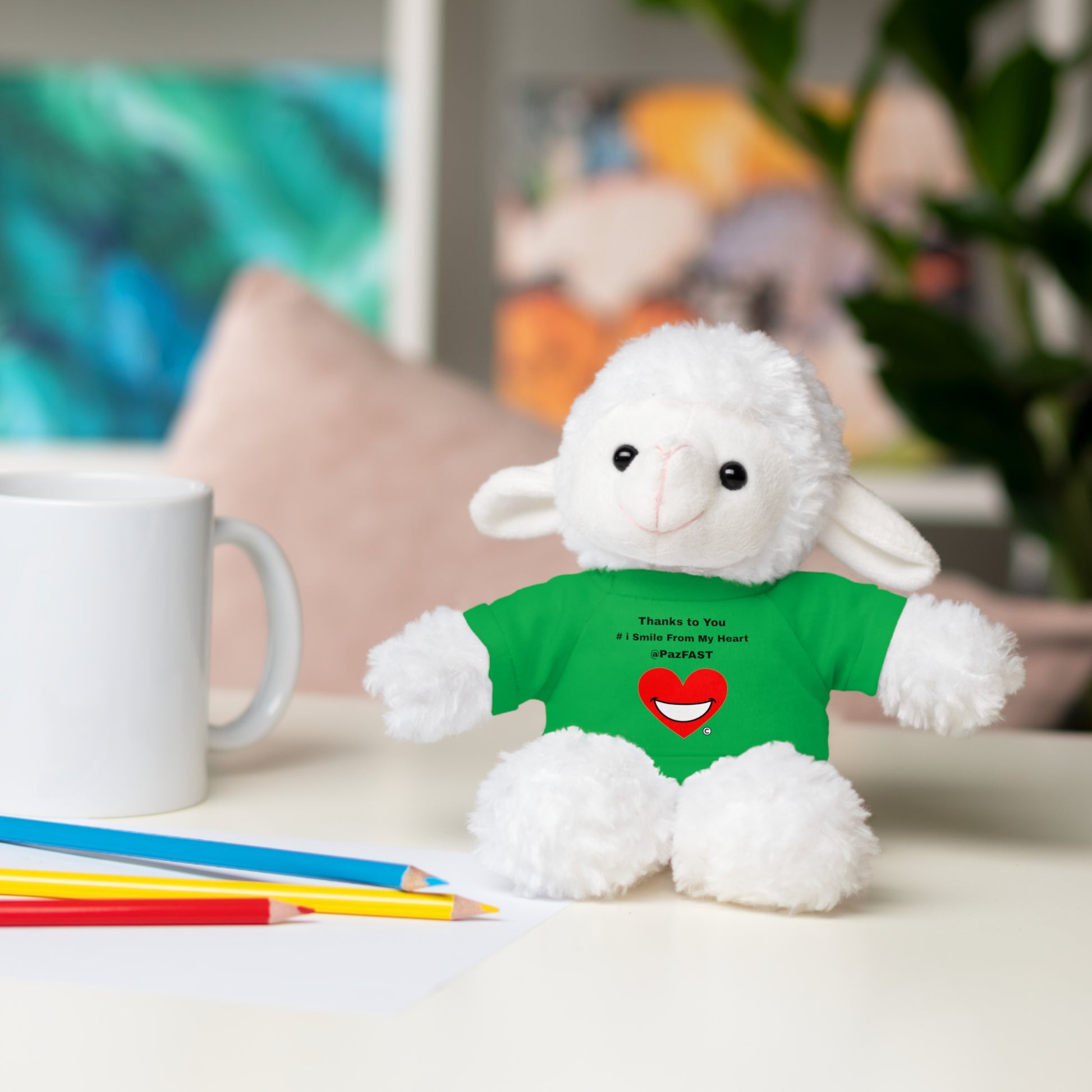 Stuffed Animals with Tee | Extend Total *Kindness with "Paz FAST, The Love Solution" - The Love Solution