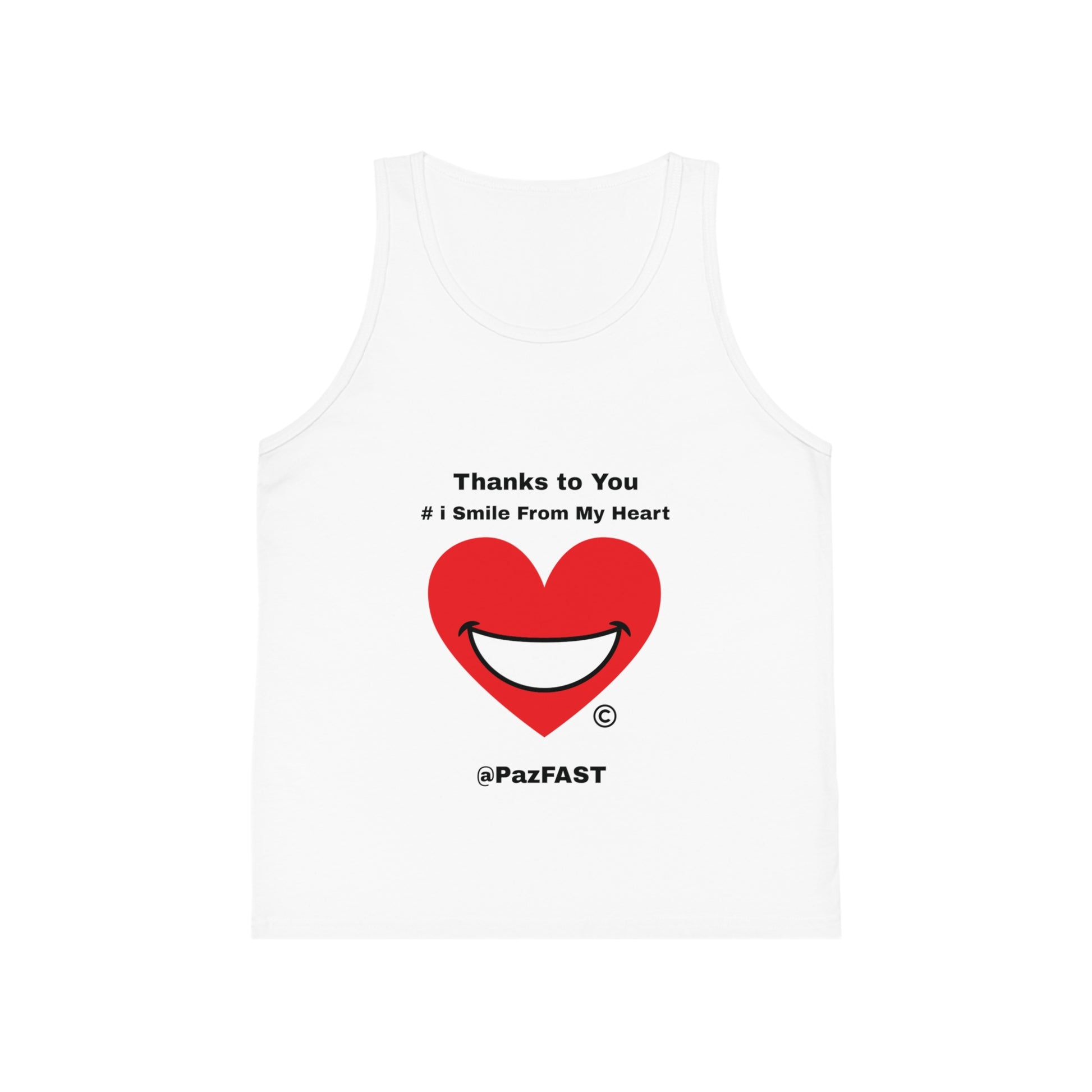 Kid's Jersey Tank Top | Extend Total *Kindness with "Paz FAST, The Love Solution" - The Love Solution