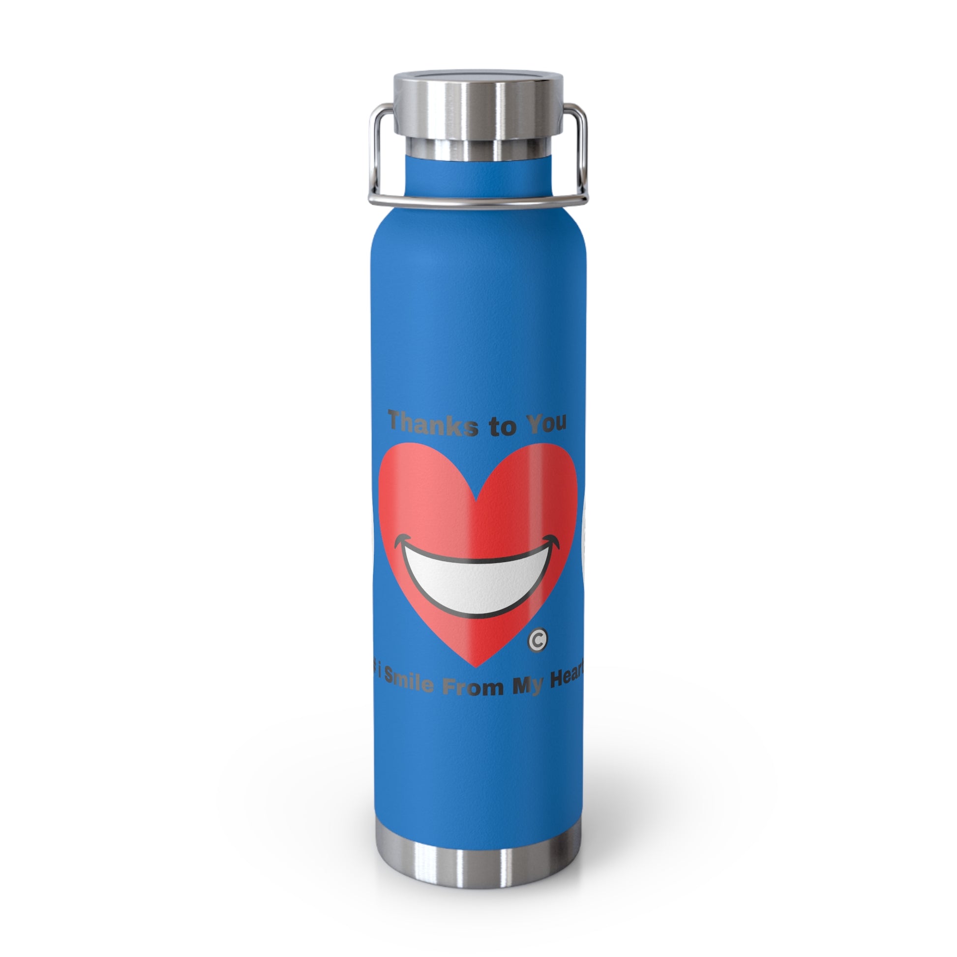 Copper Vacuum Insulated Bottle, 22oz | Extend Total *Kindness with "Paz FAST, The Love Solution" - The Love Solution