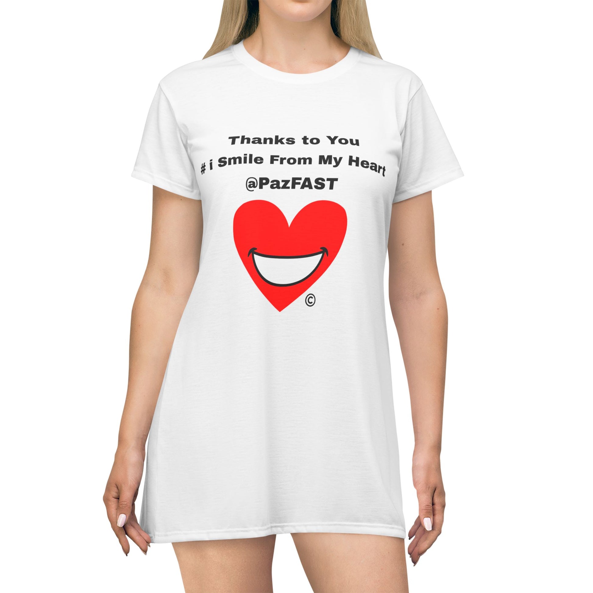 T-Shirt Dress (AOP) - The Love Solution