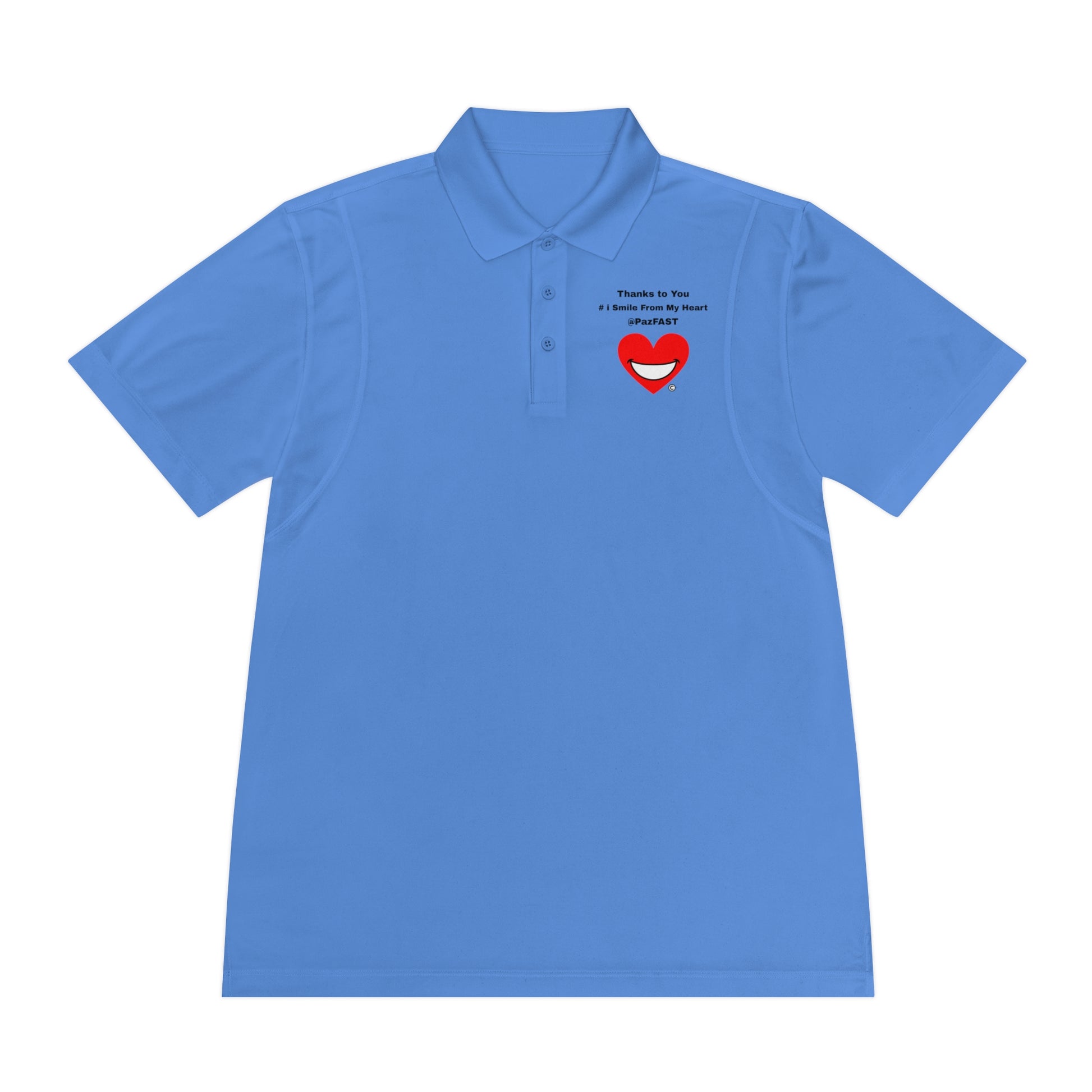 Men's Sport Polo Shirt | Extend Total *Kindness with "Paz FAST, The Love Solution" - The Love Solution