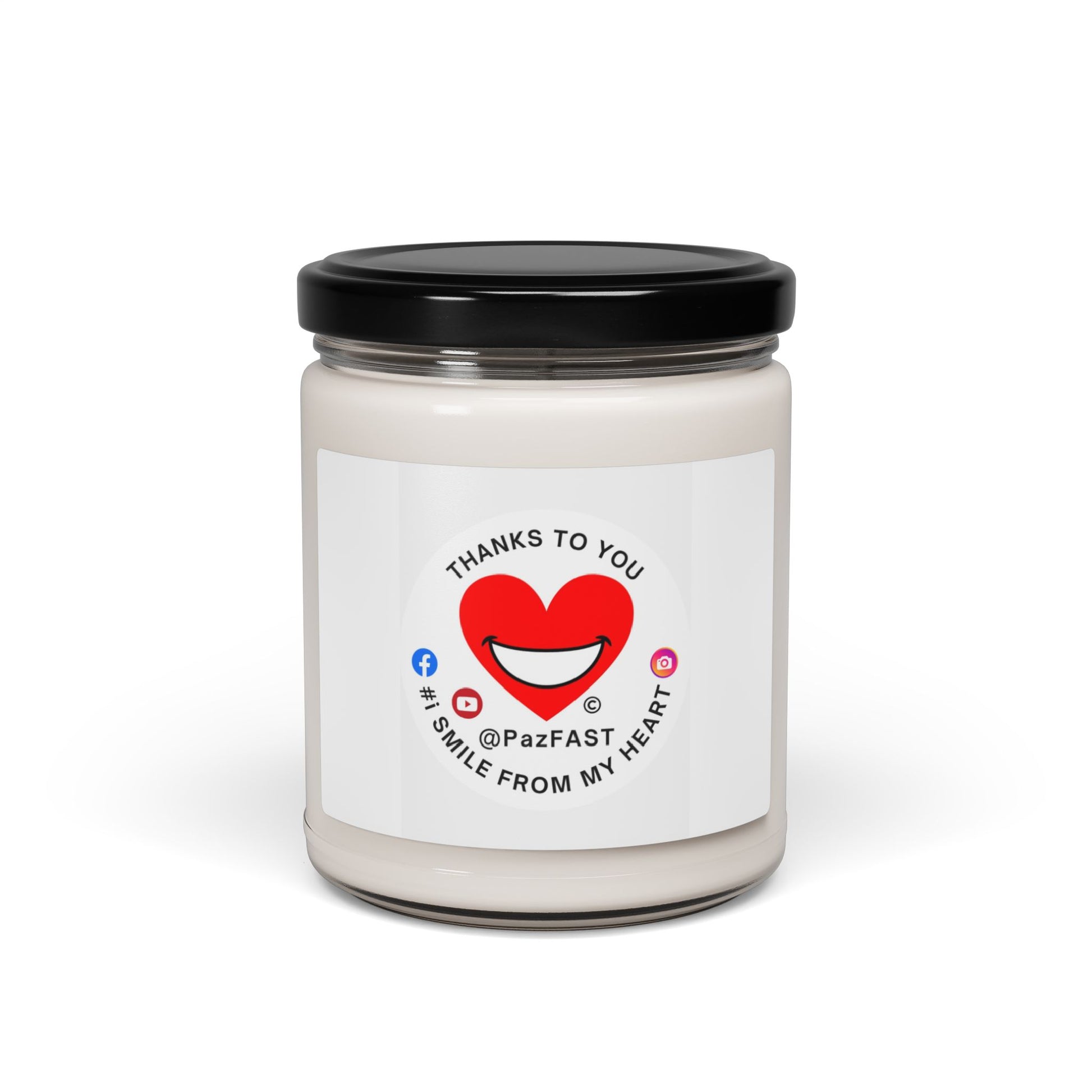 Scented Soy Candle, 9oz | Extend Total *Kindness with "Paz FAST, The Love Solution" - The Love Solution