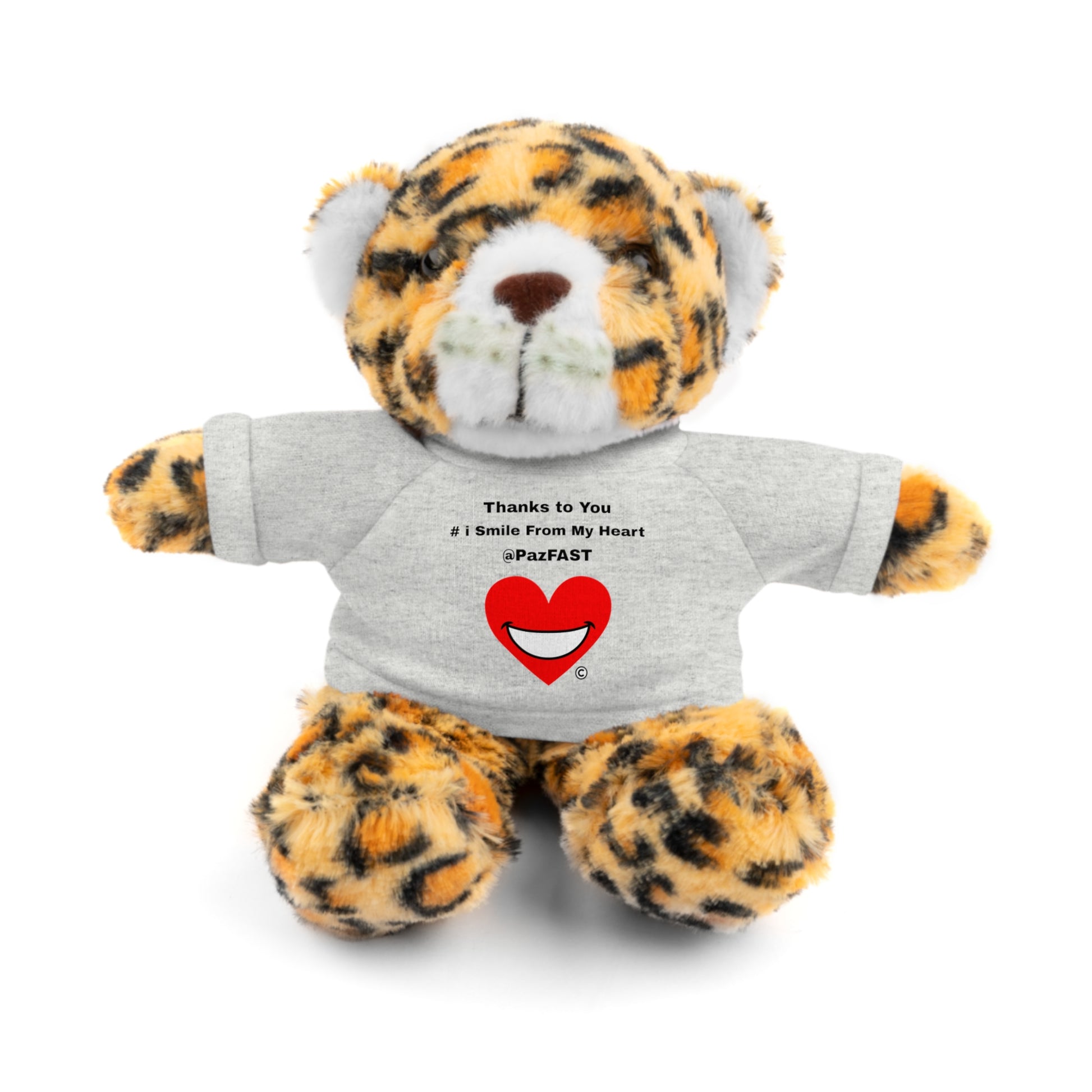 Stuffed Animals with Tee | Extend Total *Kindness with "Paz FAST, The Love Solution" - The Love Solution