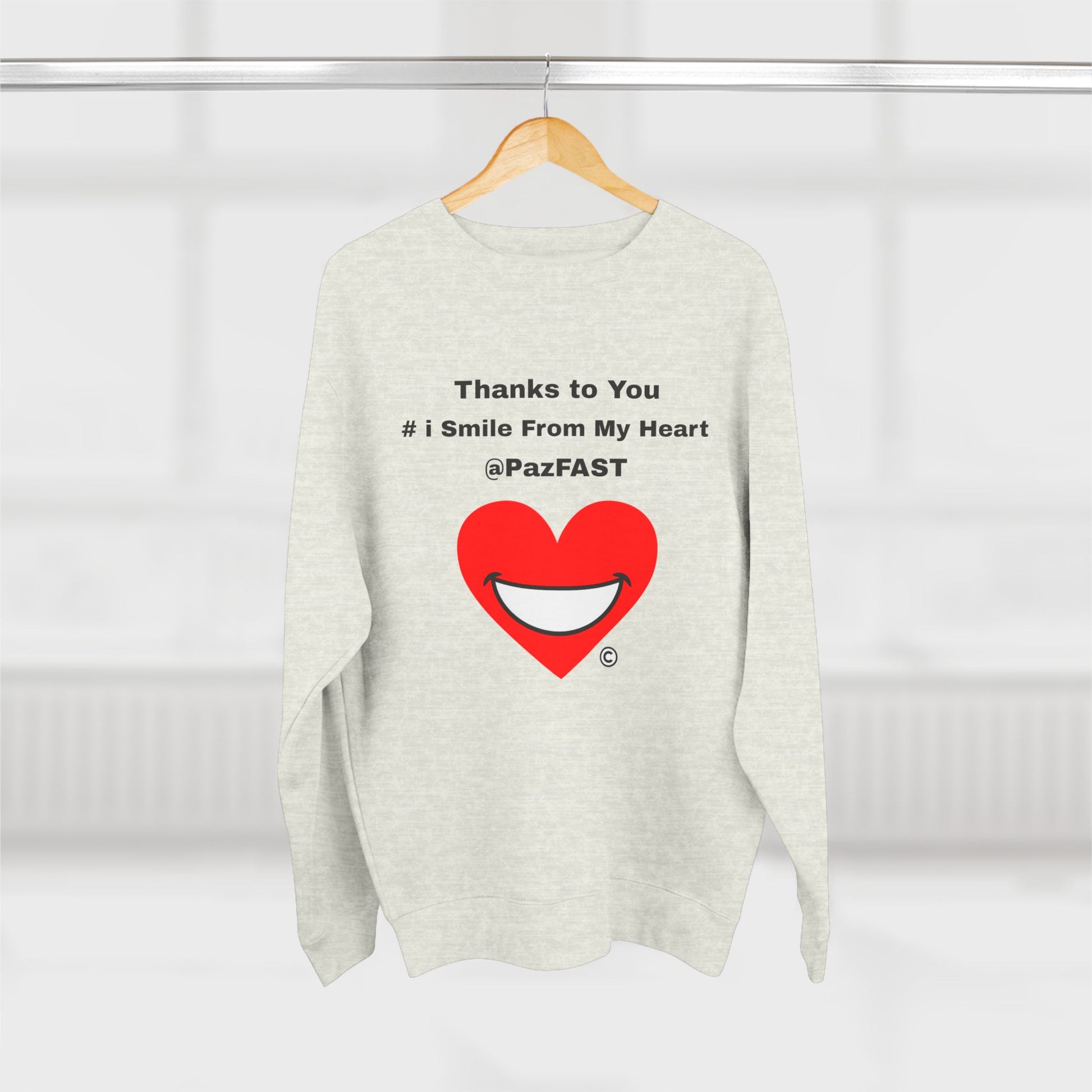 Unisex Crewneck Sweatshirt | Extend Total *Kindness with "Paz FAST, The Love Solution" - The Love Solution