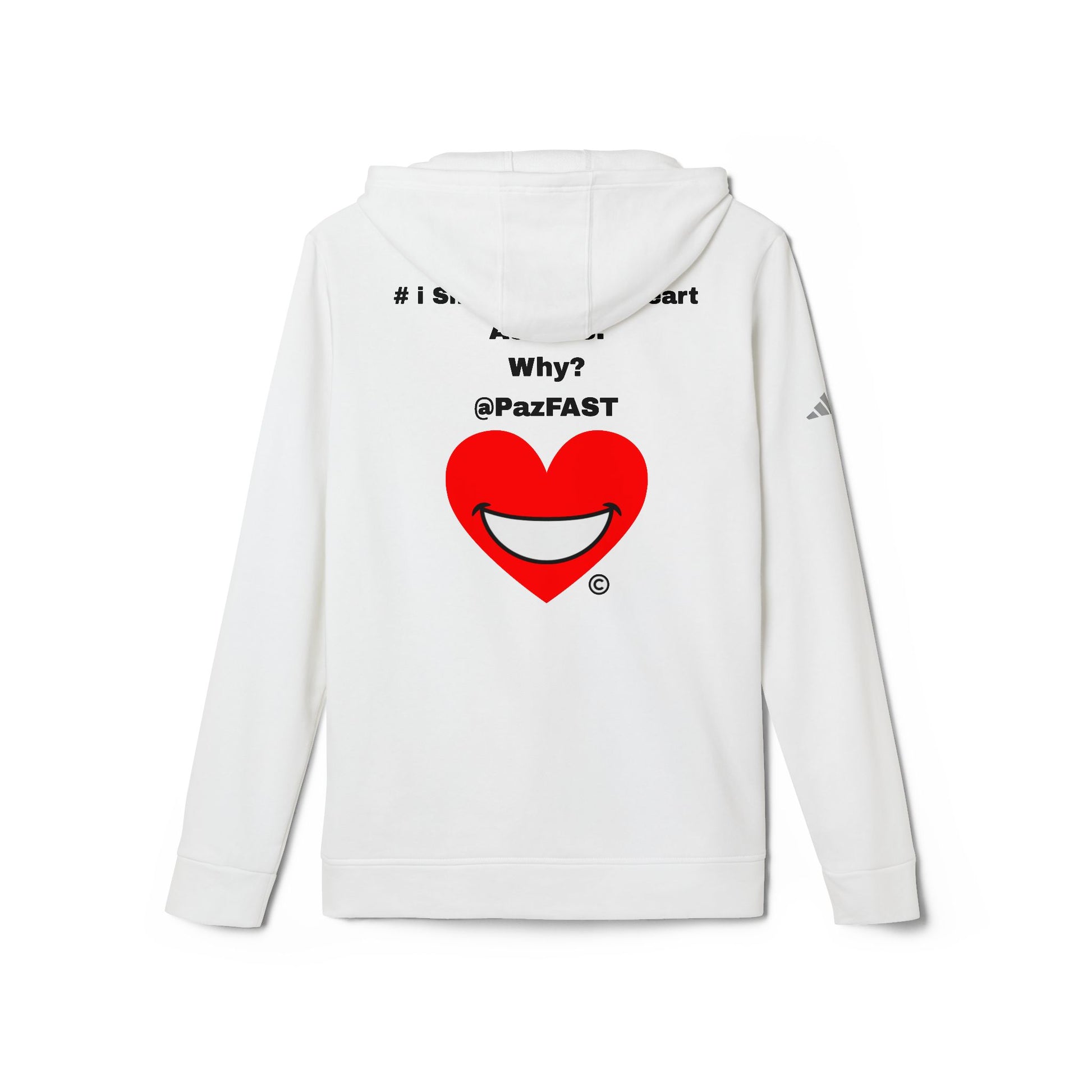 Adidas® Unisex Fleece Hoodie | Extend Total *Kindness with "Paz FAST, The Love Solution" - The Love Solution