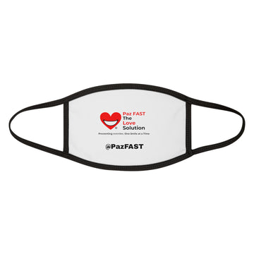 Mixed-Fabric Face Mask | Extend Total *Kindness with "Paz FAST, The Love Solution" - The Love Solution