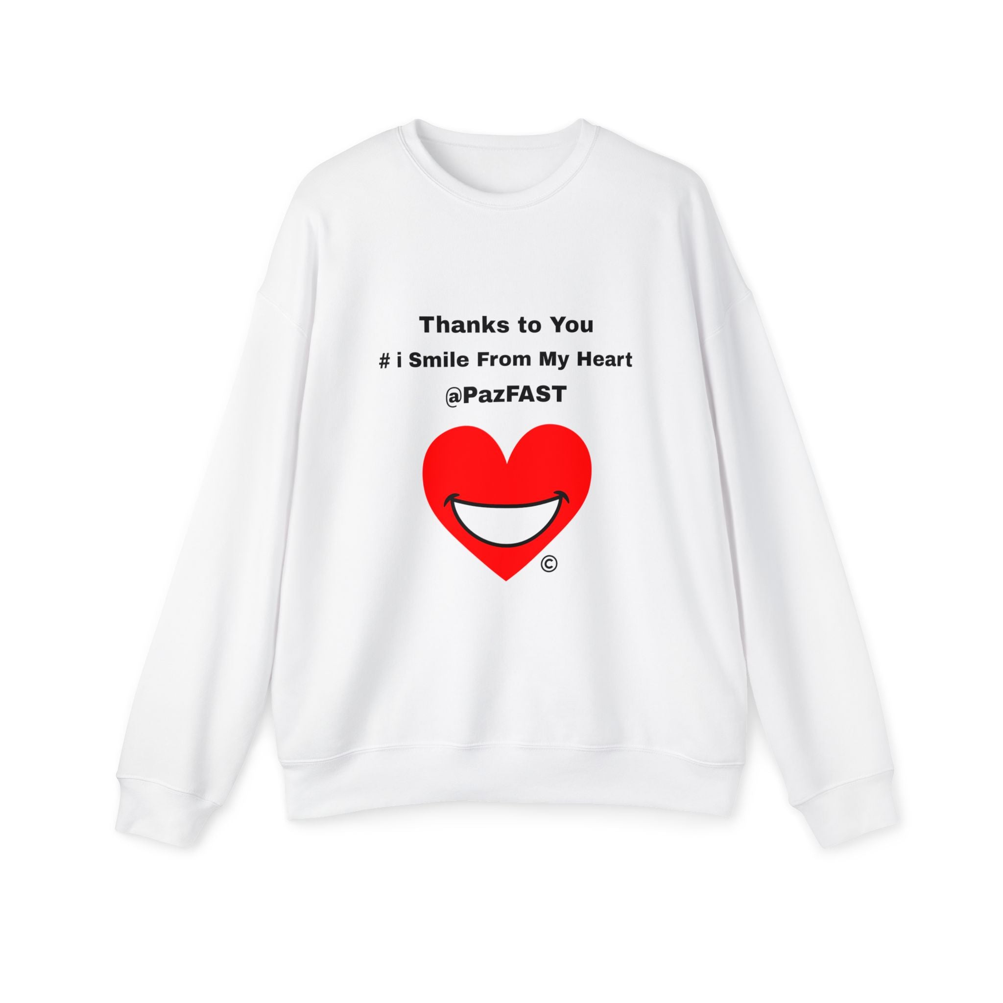 Unisex Drop Shoulder Sweatshirt | Extend Total *Kindness with "Paz FAST, The Love Solution" - The Love Solution