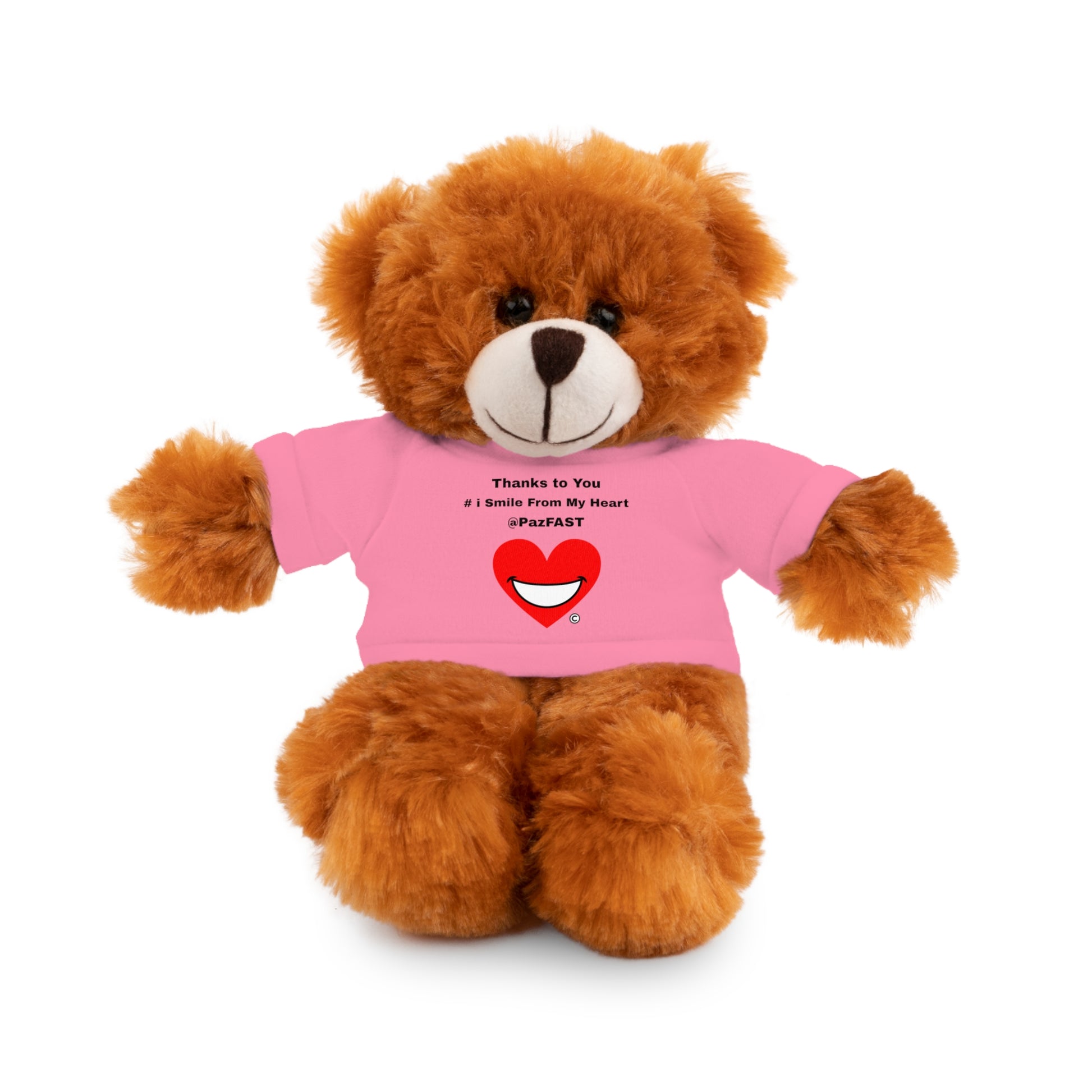 Stuffed Animals with Tee | Extend Total *Kindness with "Paz FAST, The Love Solution" - The Love Solution