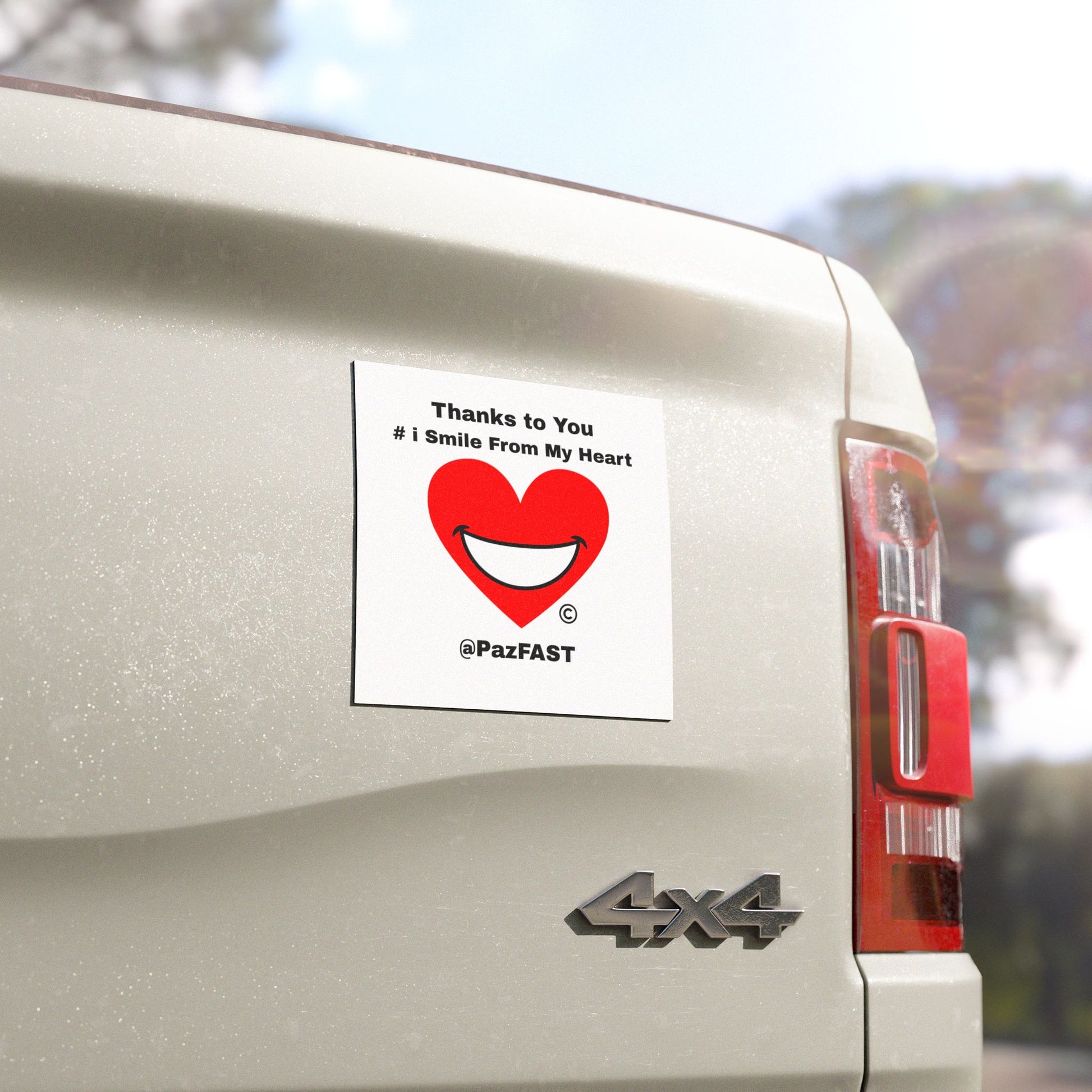 Car Magnets | Extend Total *Kindness with "Paz FAST, The Love Solution" - The Love Solution