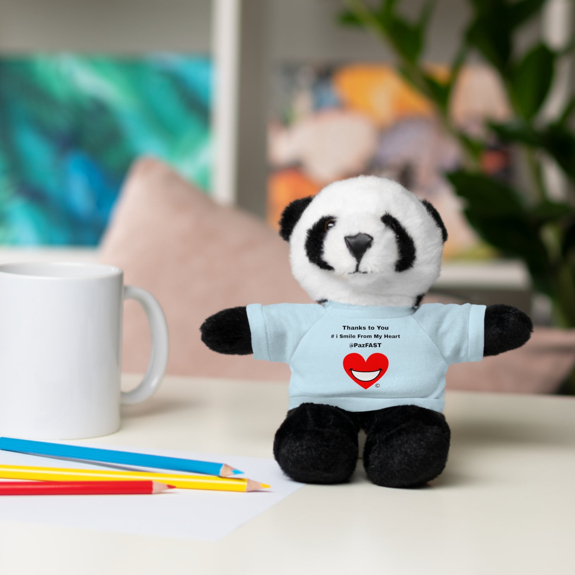 Stuffed Animals with Tee | Extend Total *Kindness with "Paz FAST, The Love Solution" - The Love Solution