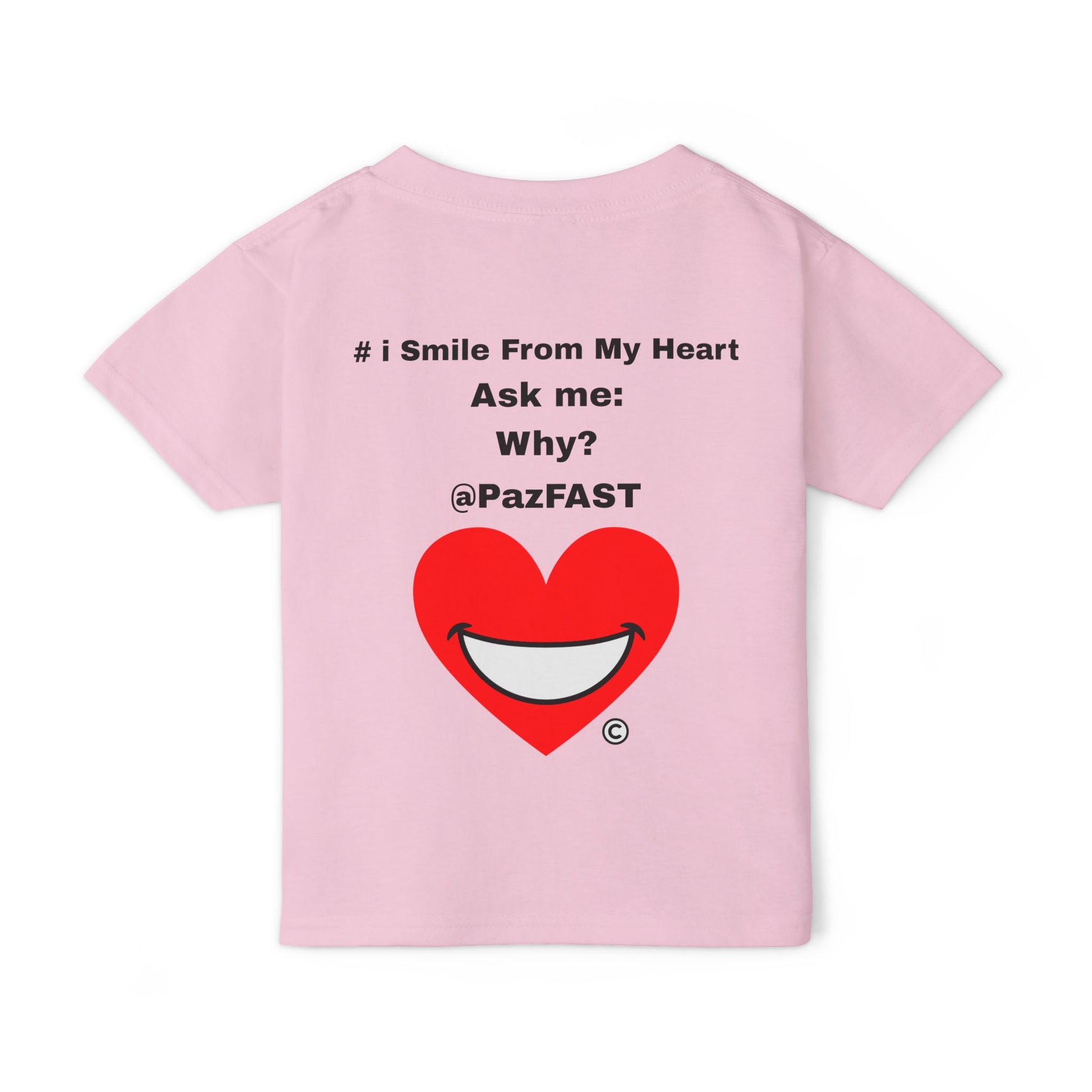 Heavy Cotton™ Toddler T-shirt | Extend Total *Kindness with "Paz FAST, The Love Solution" - The Love Solution