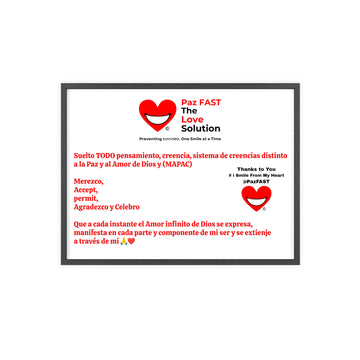 Posters with Wooden Frame | Extend Total *Kindness with 