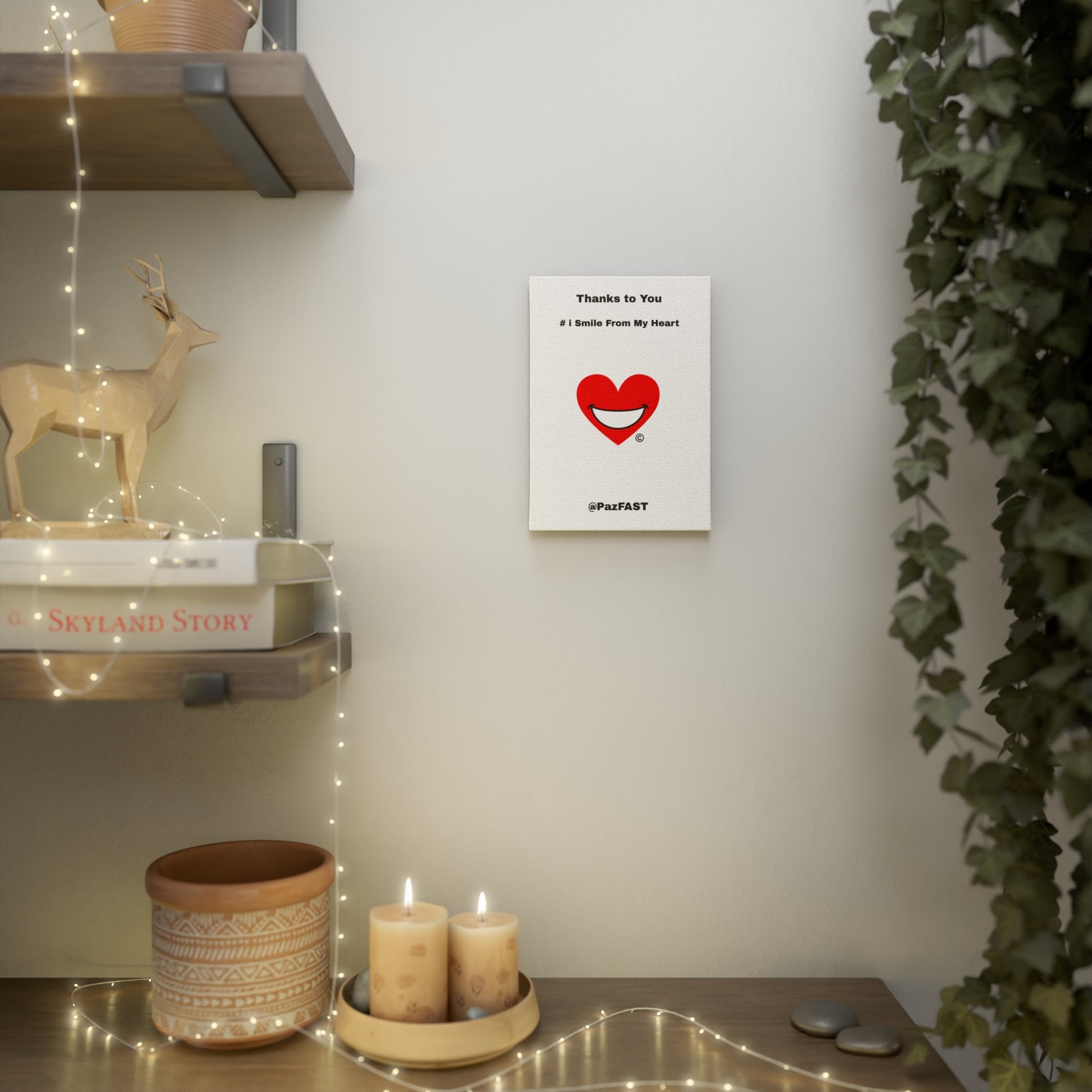 Canvas Photo Tile | Extend Total *Kindness with "Paz FAST, The Love Solution" - The Love Solution