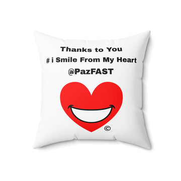 Spun Polyester Square Pillow | Extend Total *Kindness with 