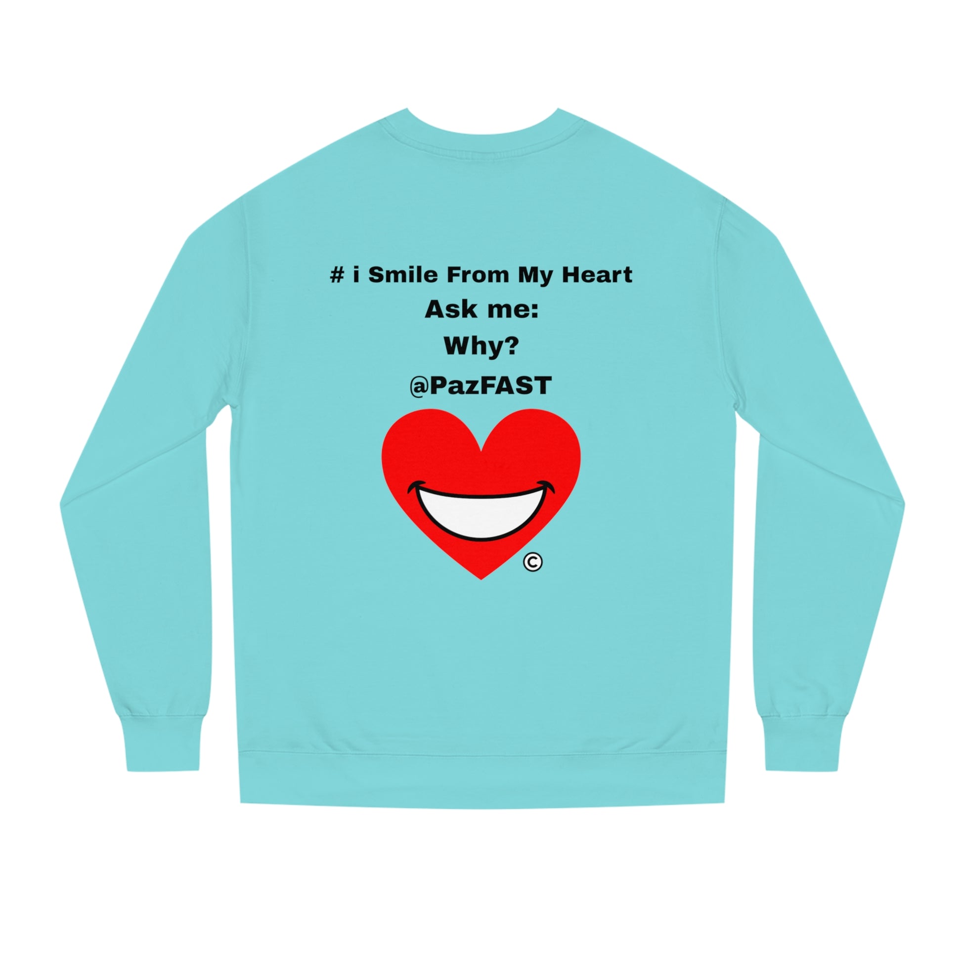 Unisex Crew Neck Sweatshirt | Extend Total *Kindness with "Paz FAST, The Love Solution" - The Love Solution