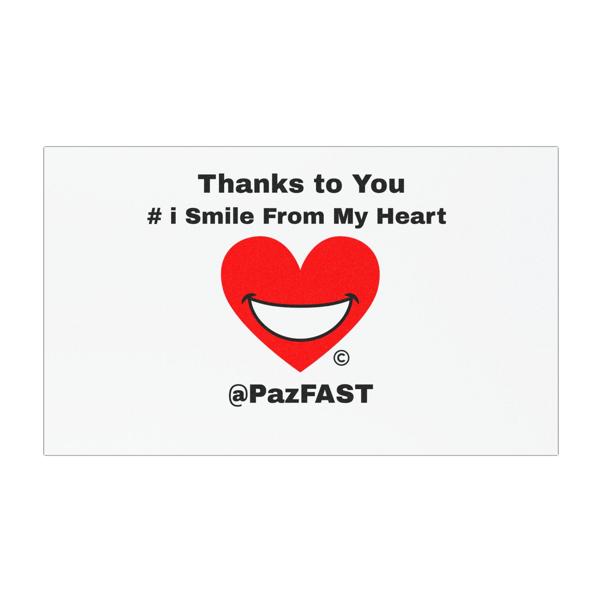 Car Magnets | Extend Total *Kindness with "Paz FAST, The Love Solution" - The Love Solution