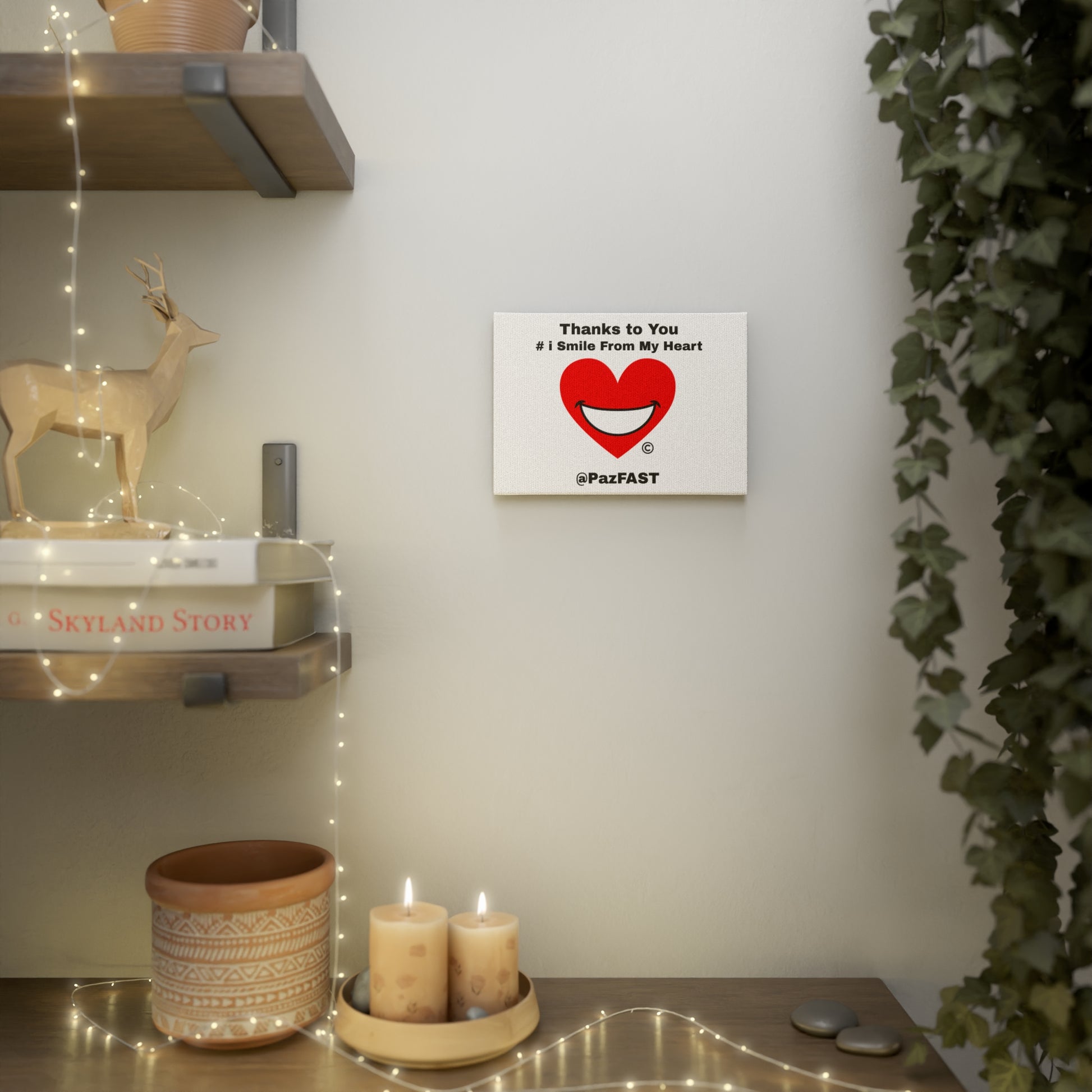 Canvas Photo Tile | Extend Total *Kindness with "Paz FAST, The Love Solution" - The Love Solution