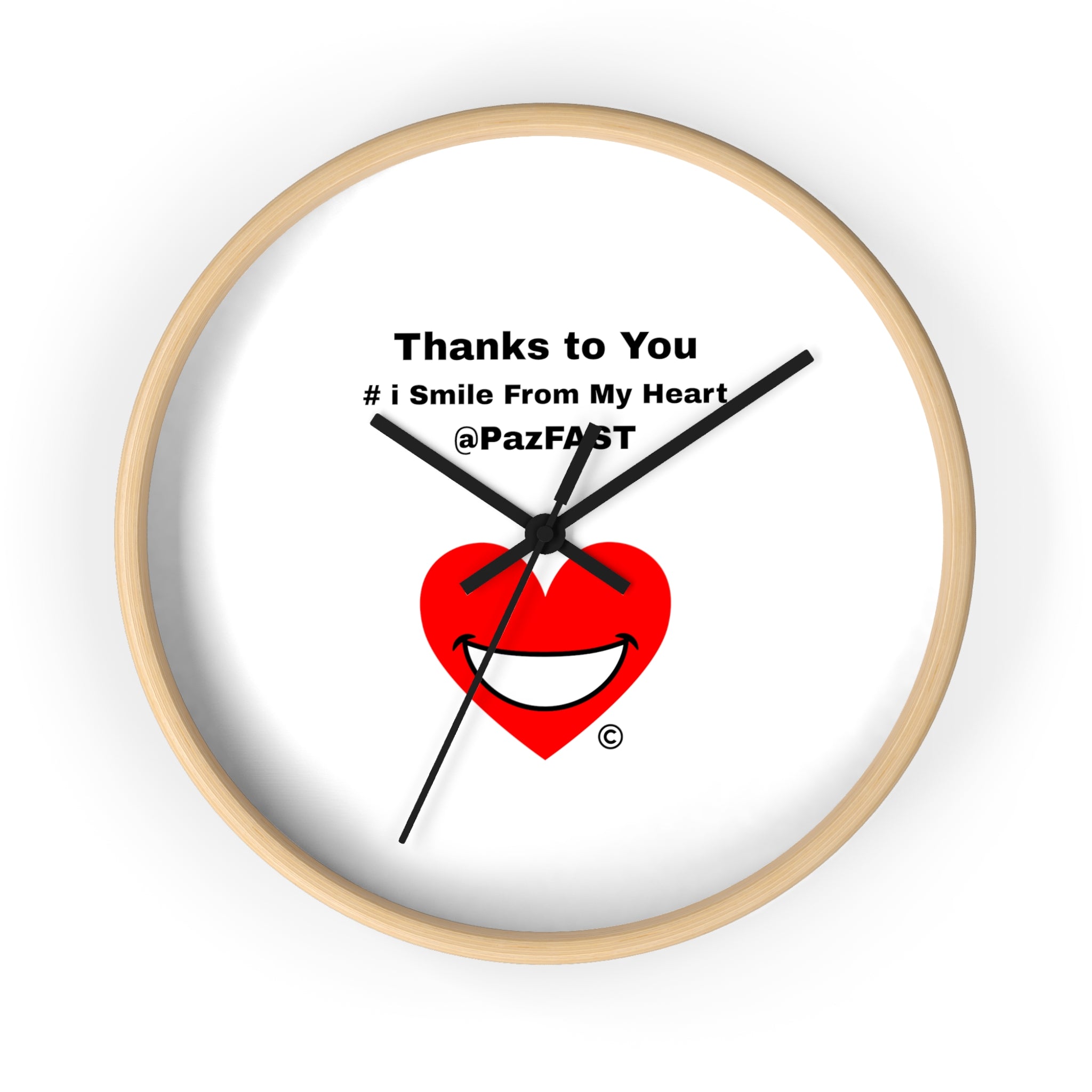 Wall Clock | Extend Total *Kindness with "Paz FAST, The Love Solution" - The Love Solution