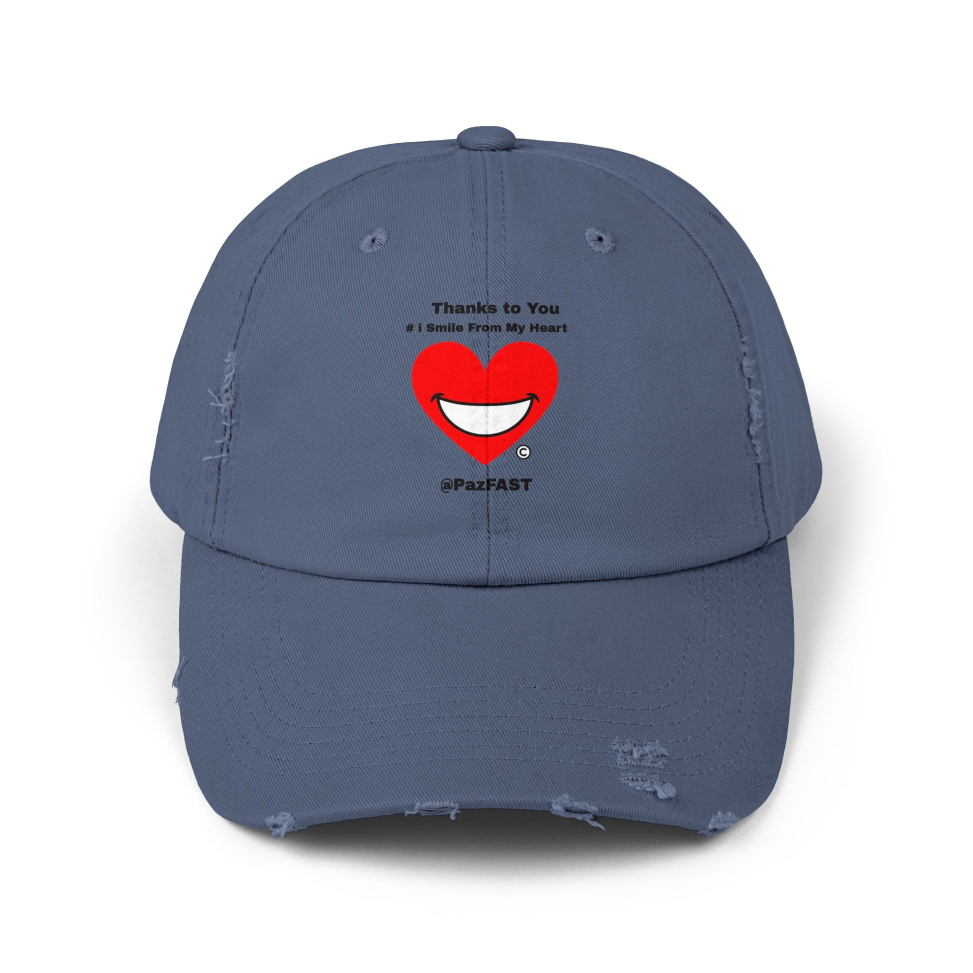 Unisex Distressed Cap | Extend Total *Kindness with "Paz FAST, The Love Solution" - The Love Solution