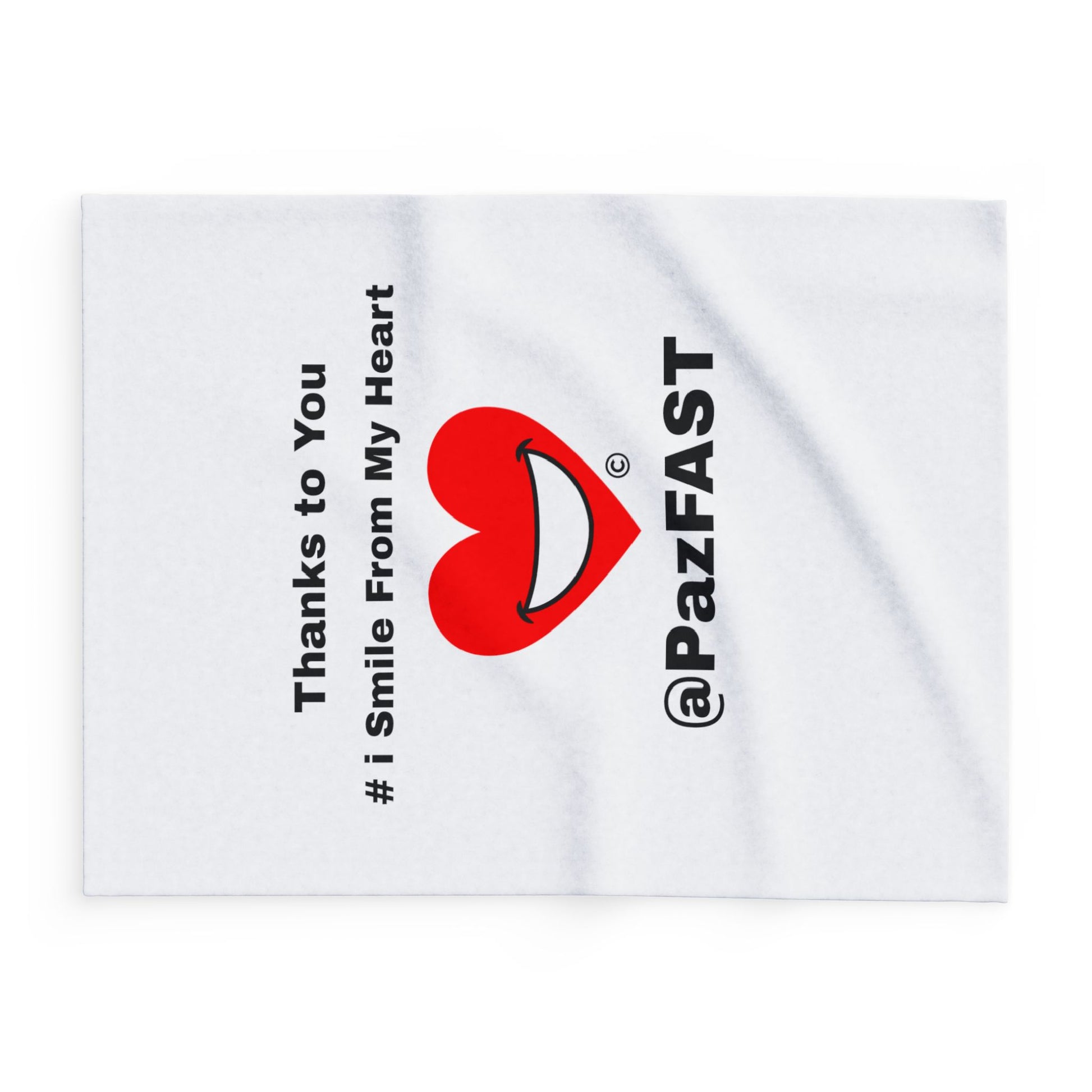 Arctic 100% Polyester Fleece Blanket | Extend Total *Kindness with "Paz FAST, The Love Solution" - The Love Solution