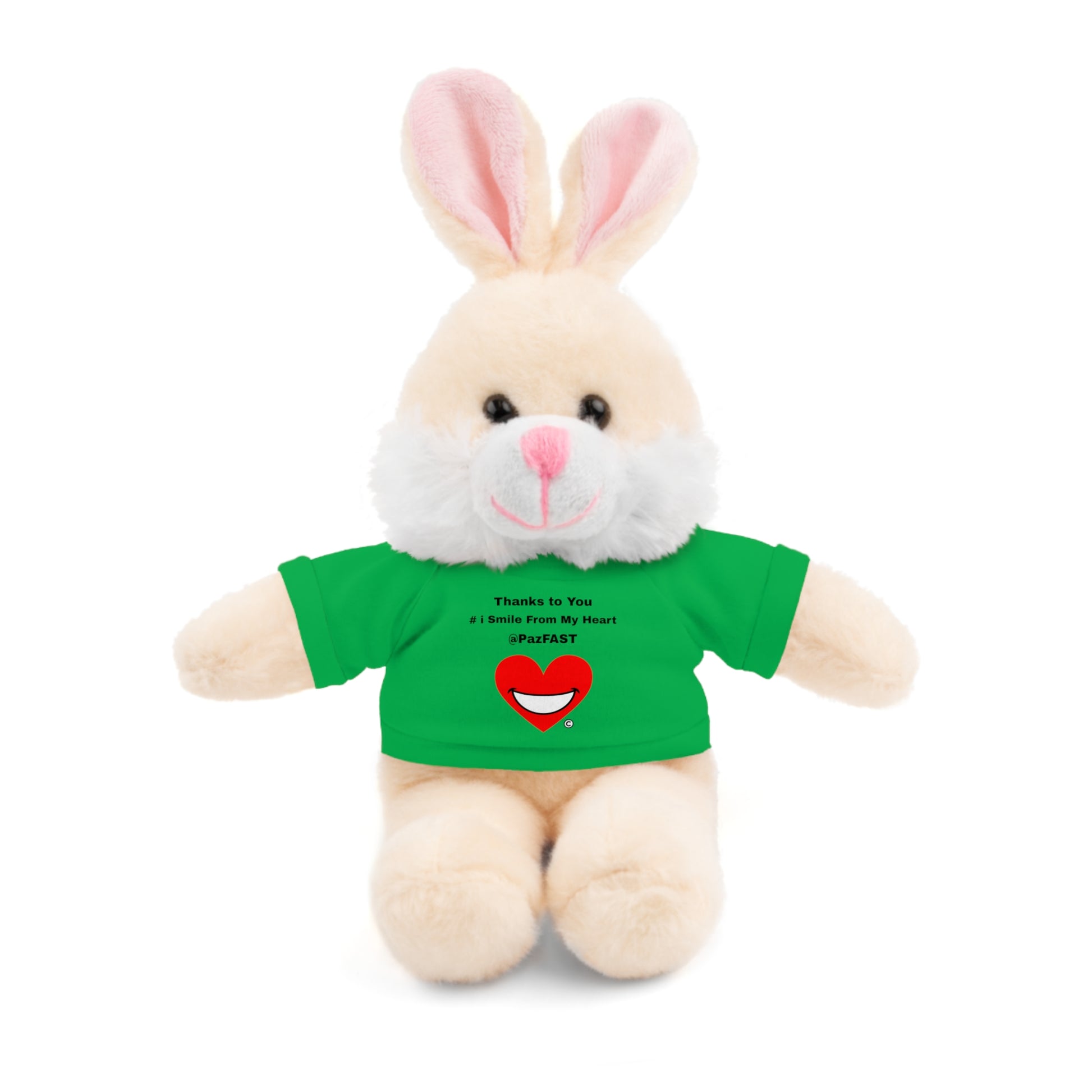 Stuffed Animals with Tee | Extend Total *Kindness with "Paz FAST, The Love Solution" - The Love Solution