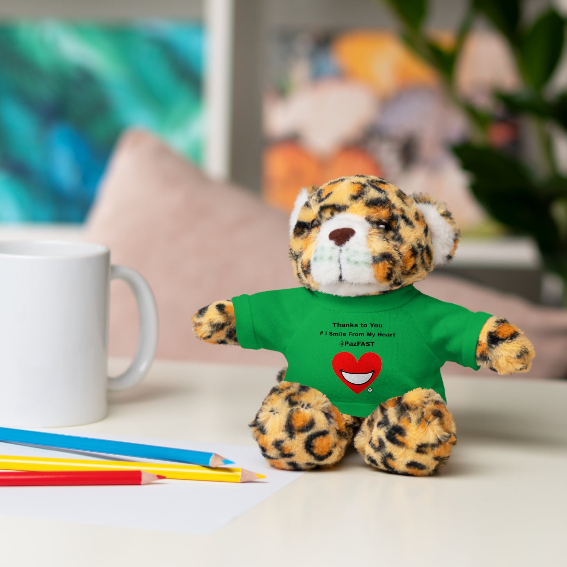 Stuffed Animals with Tee | Extend Total *Kindness with "Paz FAST, The Love Solution" - The Love Solution