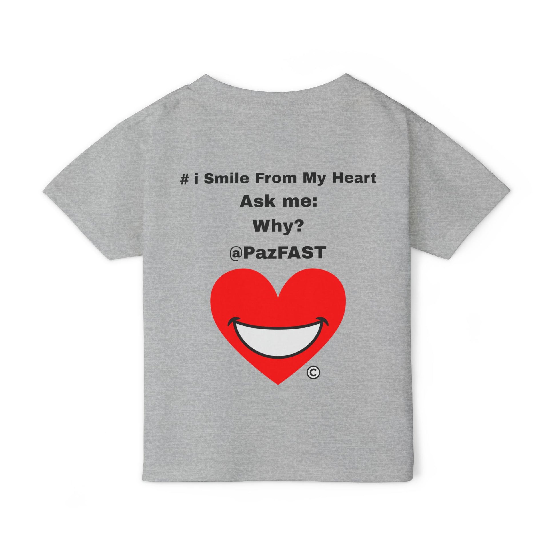 Heavy Cotton™ Toddler T-shirt | Extend Total *Kindness with "Paz FAST, The Love Solution" - The Love Solution