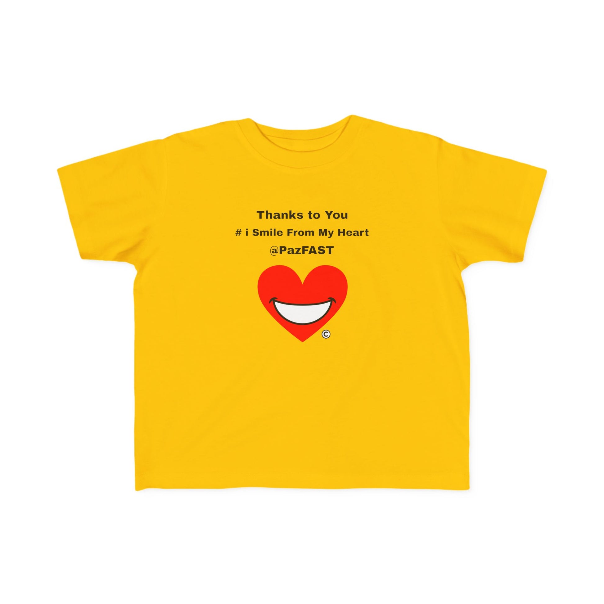 Toddler's Fine Jersey Tee | Extend Total *Kindness with "Paz FAST, The Love Solution" - The Love Solution