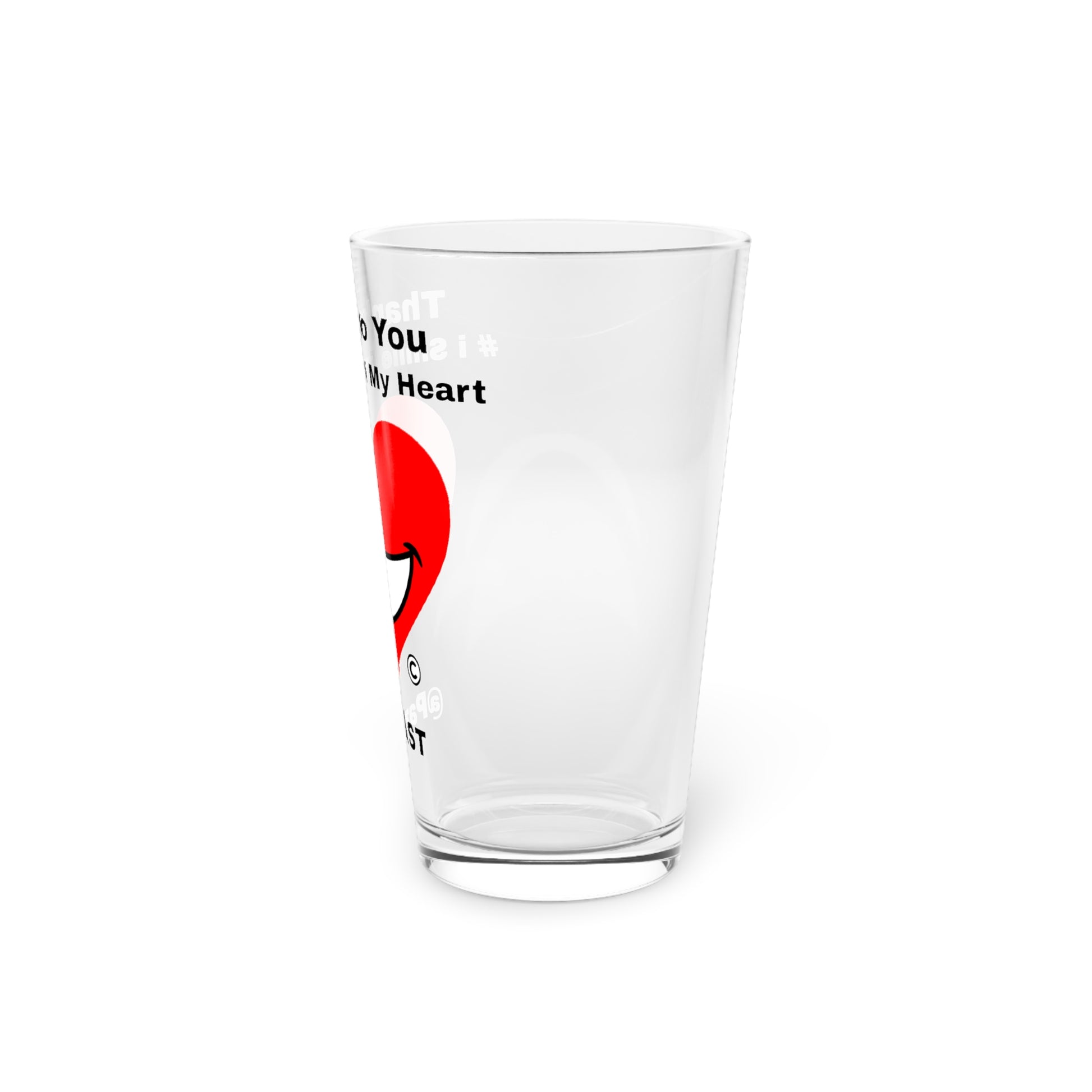 Pint Glass, 16oz | Extend Total *Kindness with "Paz FAST, The Love Solution" - The Love Solution