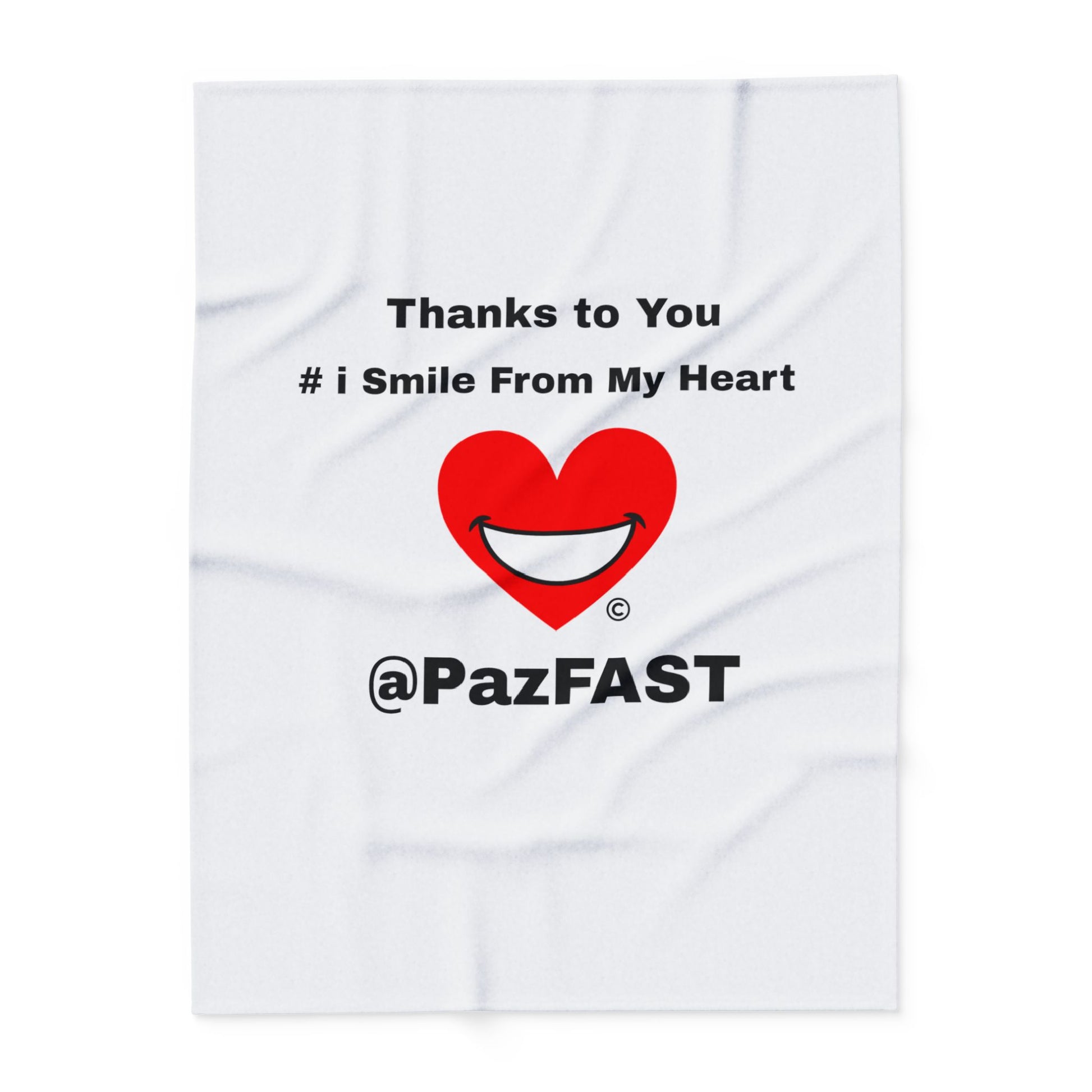 Arctic 100% Polyester Fleece Blanket | Extend Total *Kindness with "Paz FAST, The Love Solution" - The Love Solution